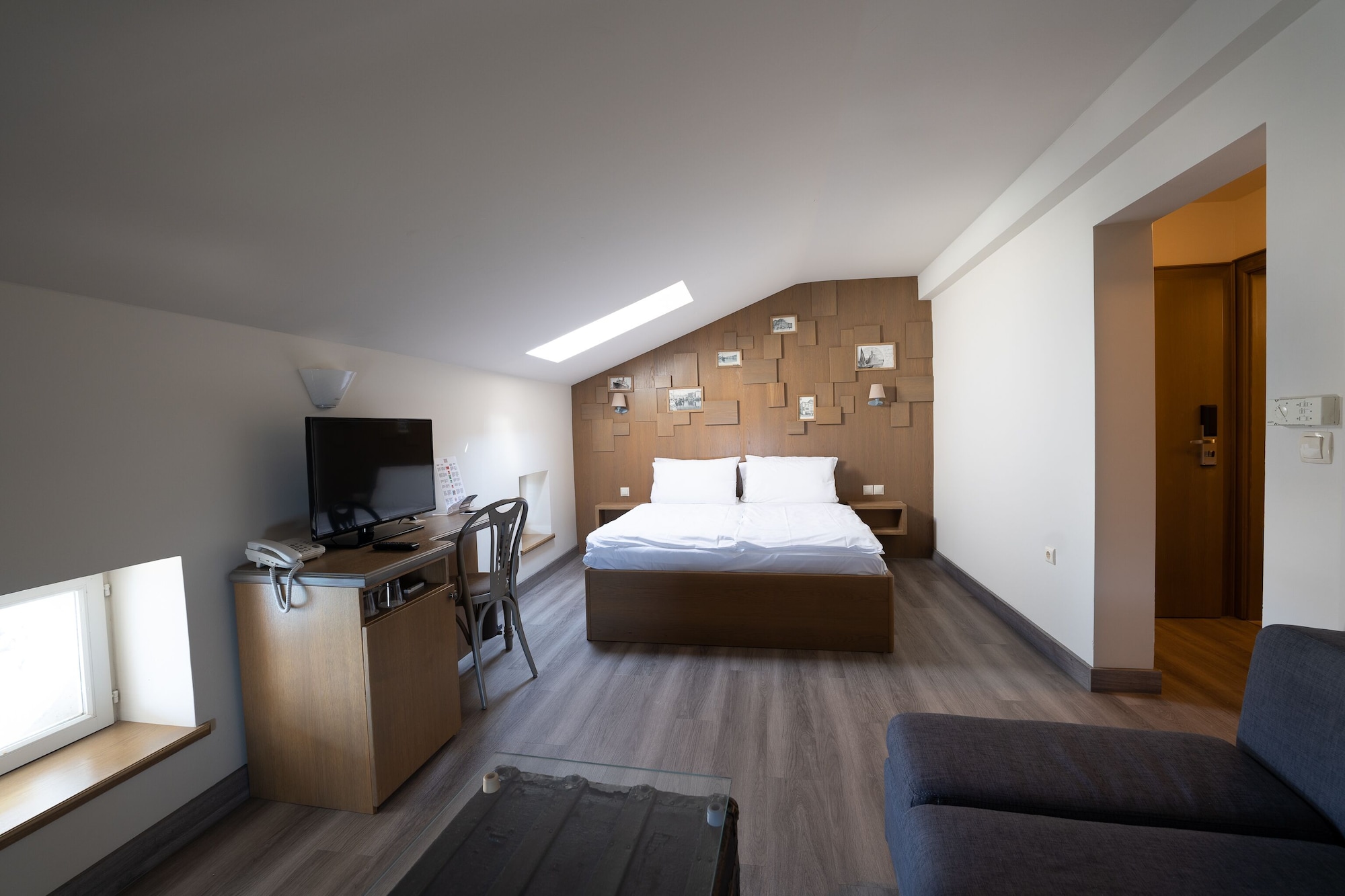 Room, Double Bed, Attic