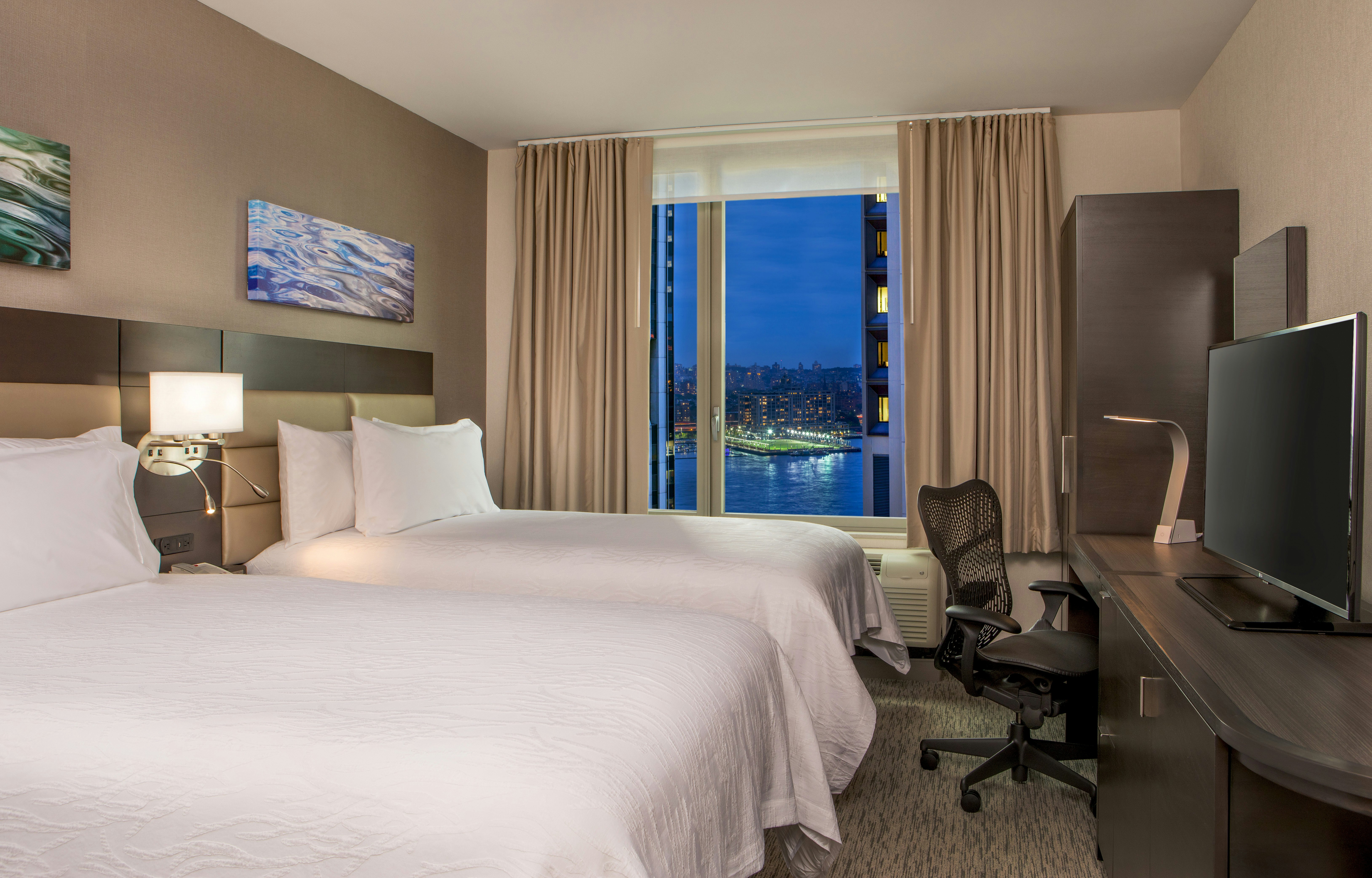ROOM, 2 DOUBLE BEDS, WATER VIEW