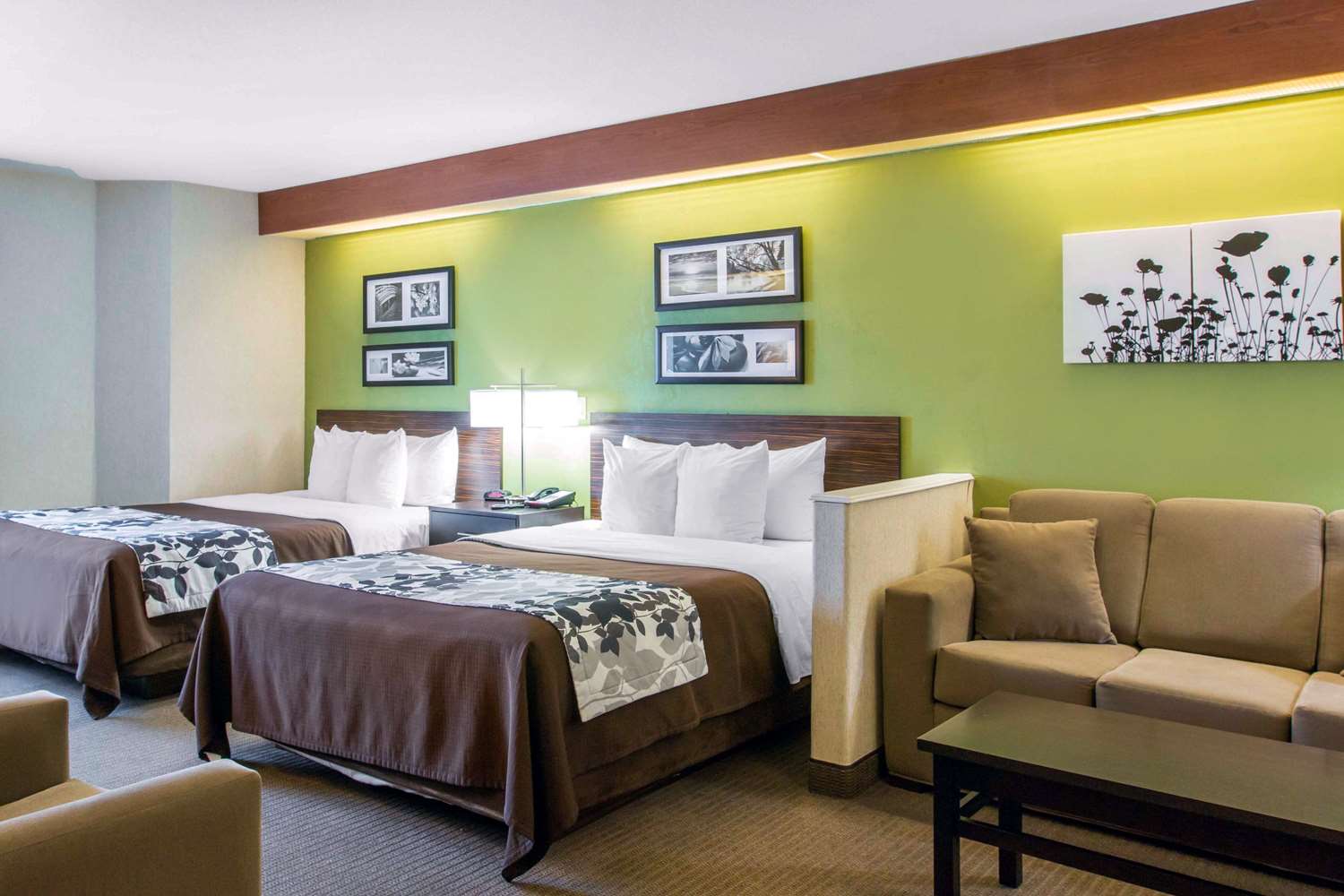 Efficiency, Suite, 2 Queen Beds
