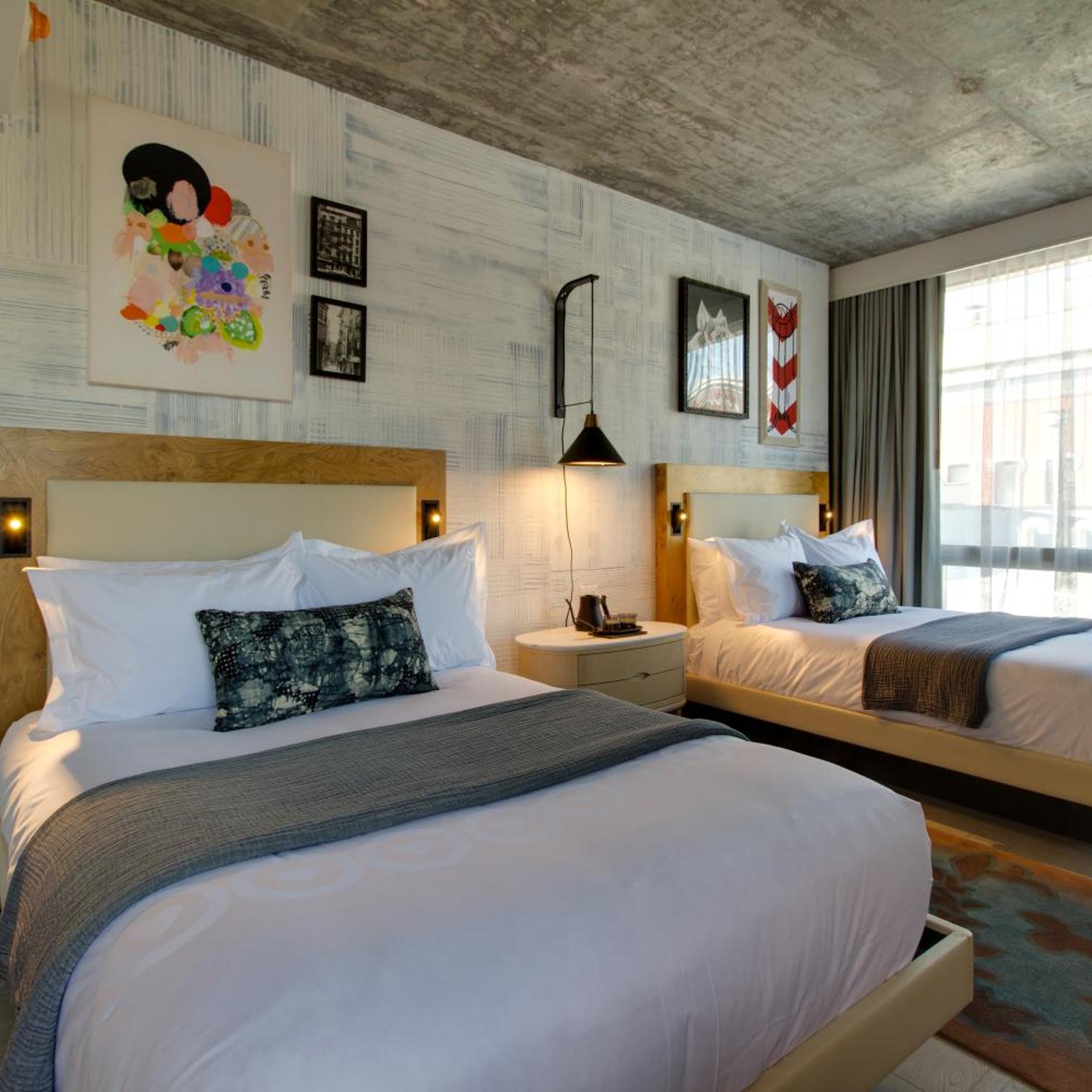 Room, 2 Double Beds, Bridge View