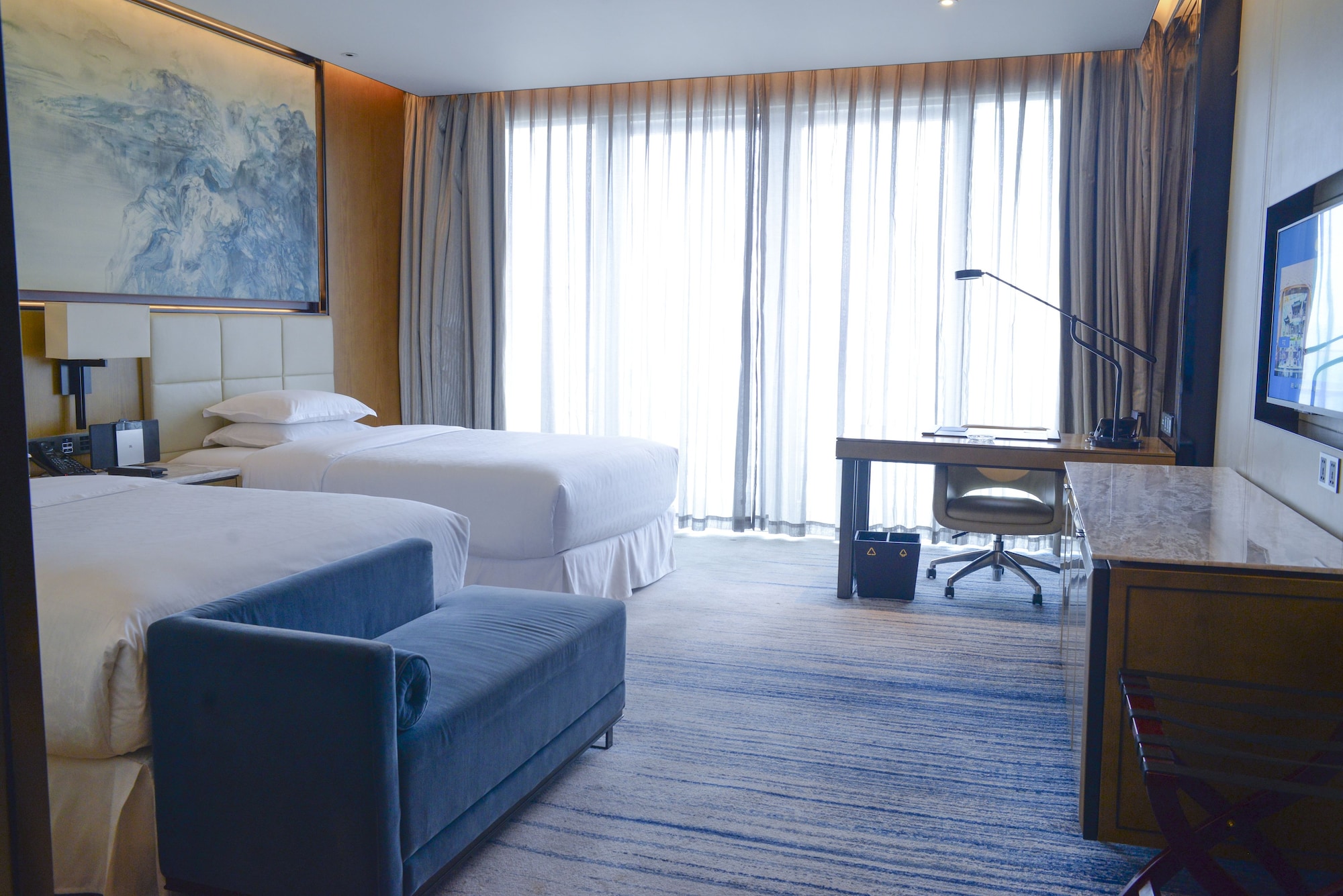 Tower, 2 Double Beds, Balcony