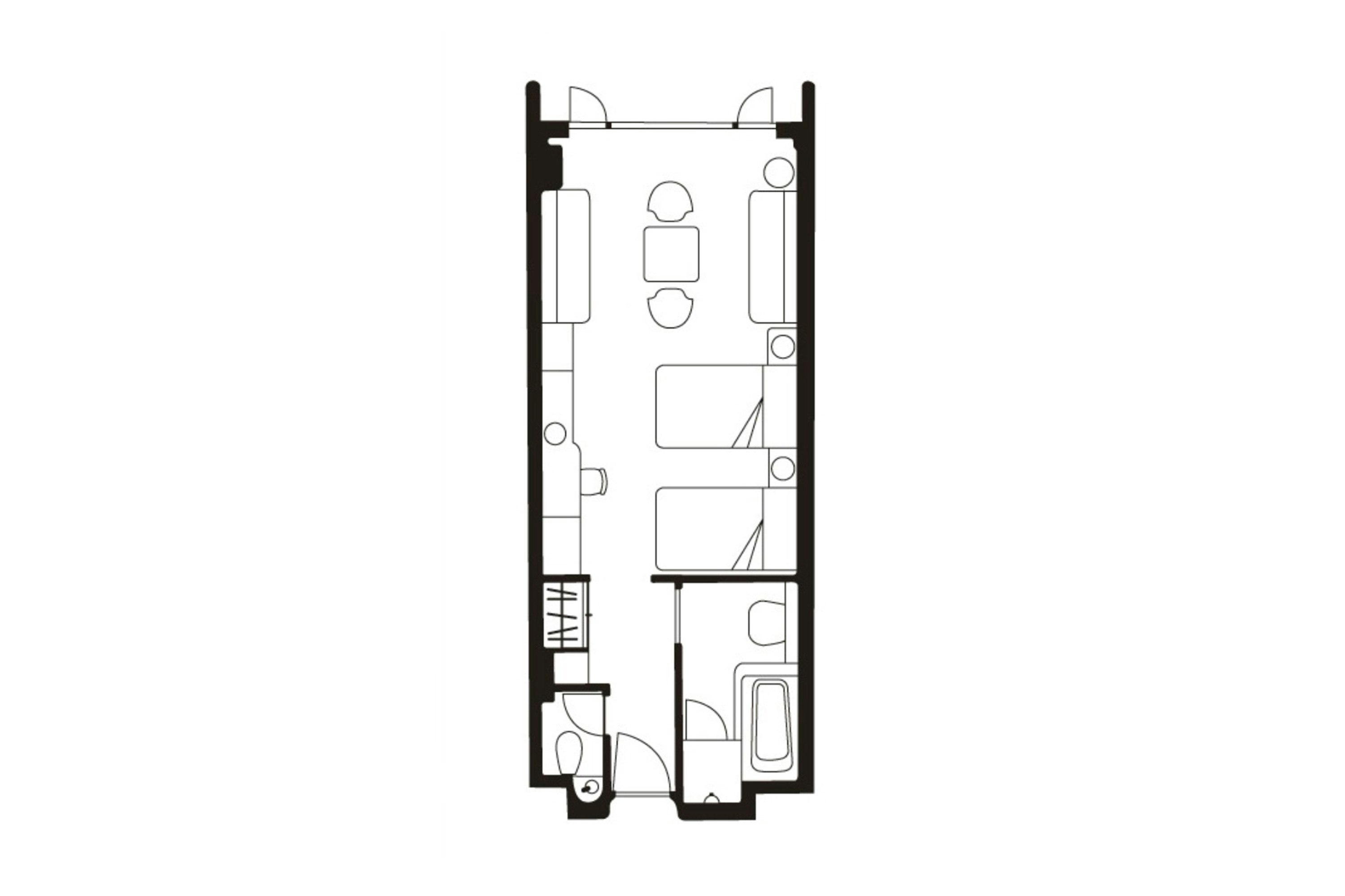 Annex Superior Twin 4 guests 40m