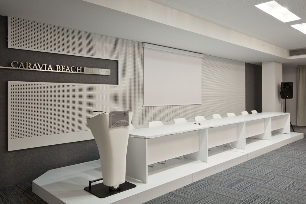 Lobby at Caravia Beach, Marmari