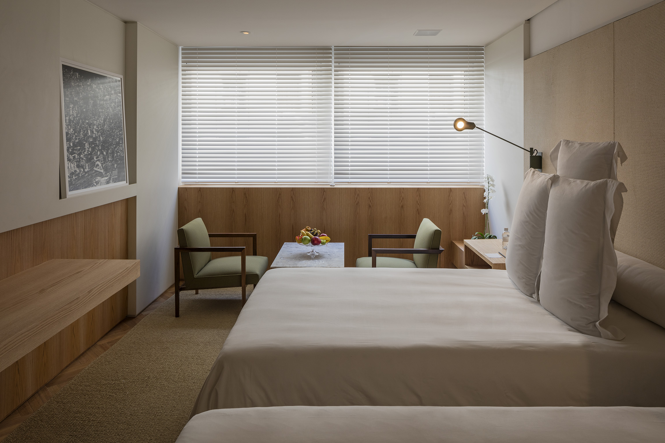 Deluxe, Twin Beds, with View