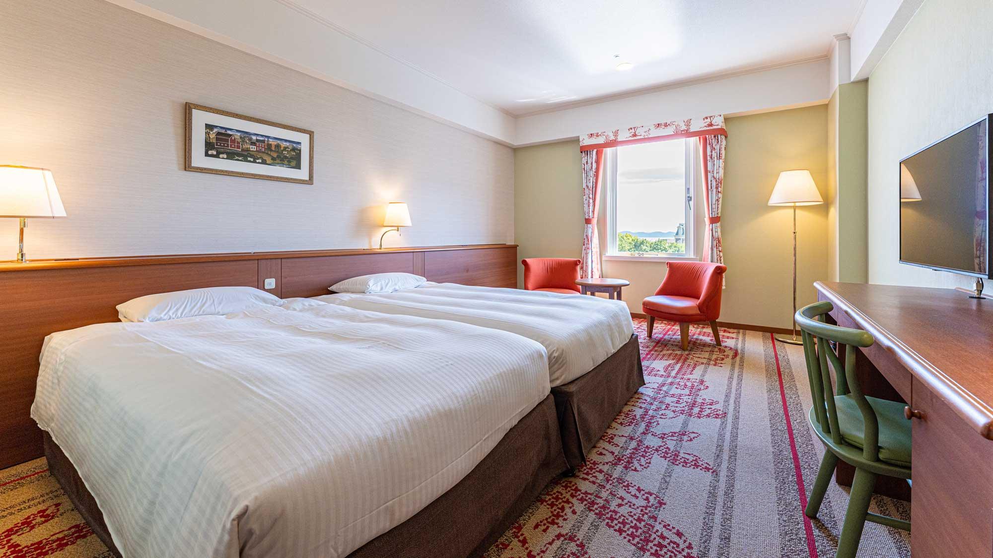 Room, Twin Beds, Courtyard View, Park Side