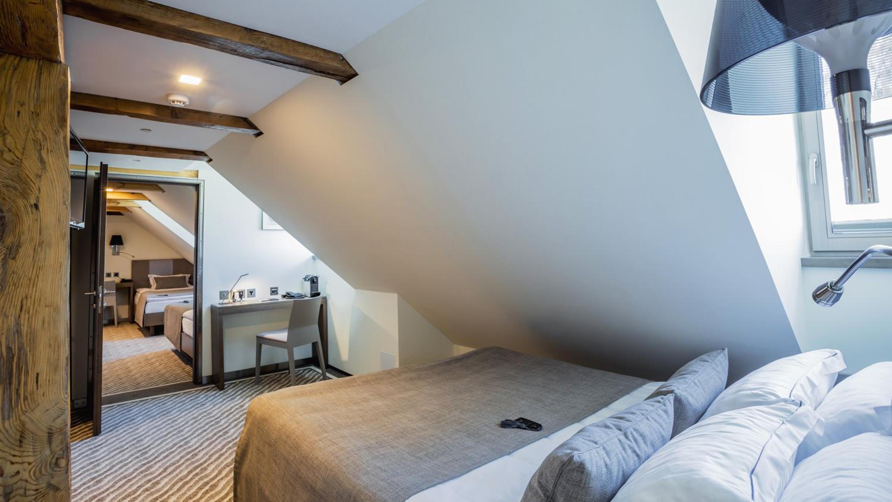 Room, Double Bed, Attic