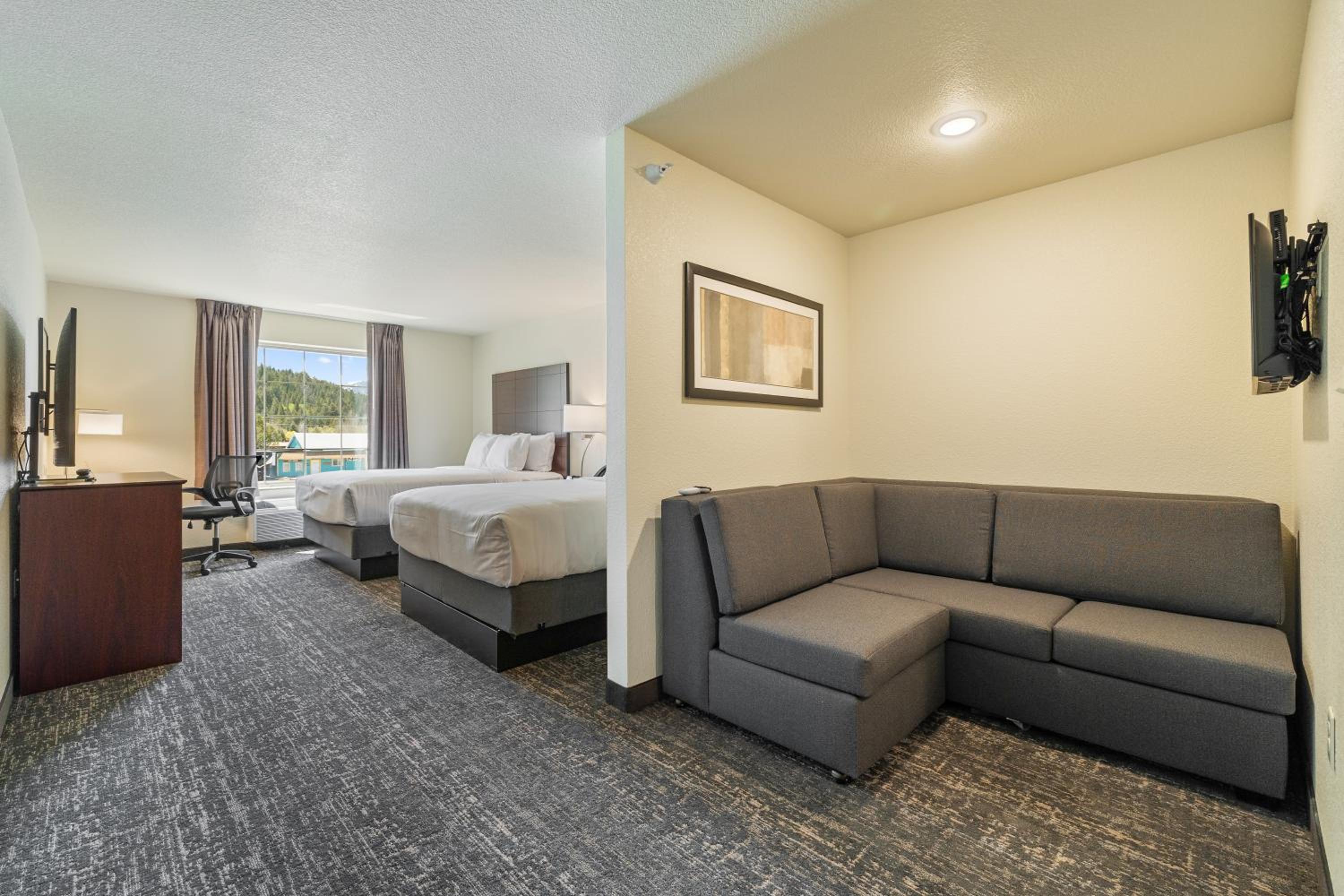 استوديو بسرير كوين، Cobblestone Hotel & Suites - Alpine 2/5