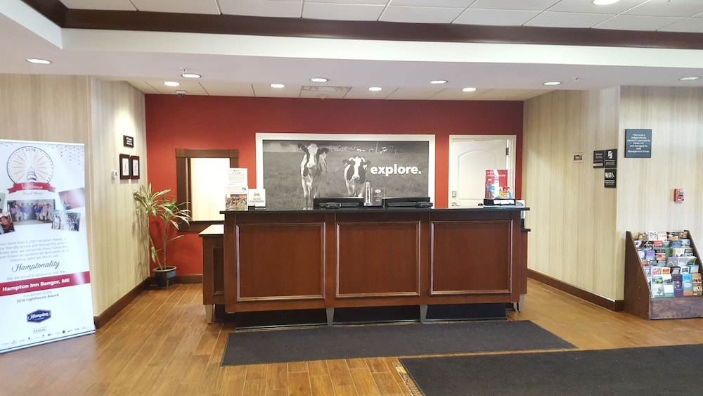 Lobby at Hampton Inn Bangor, BANGOR - ME