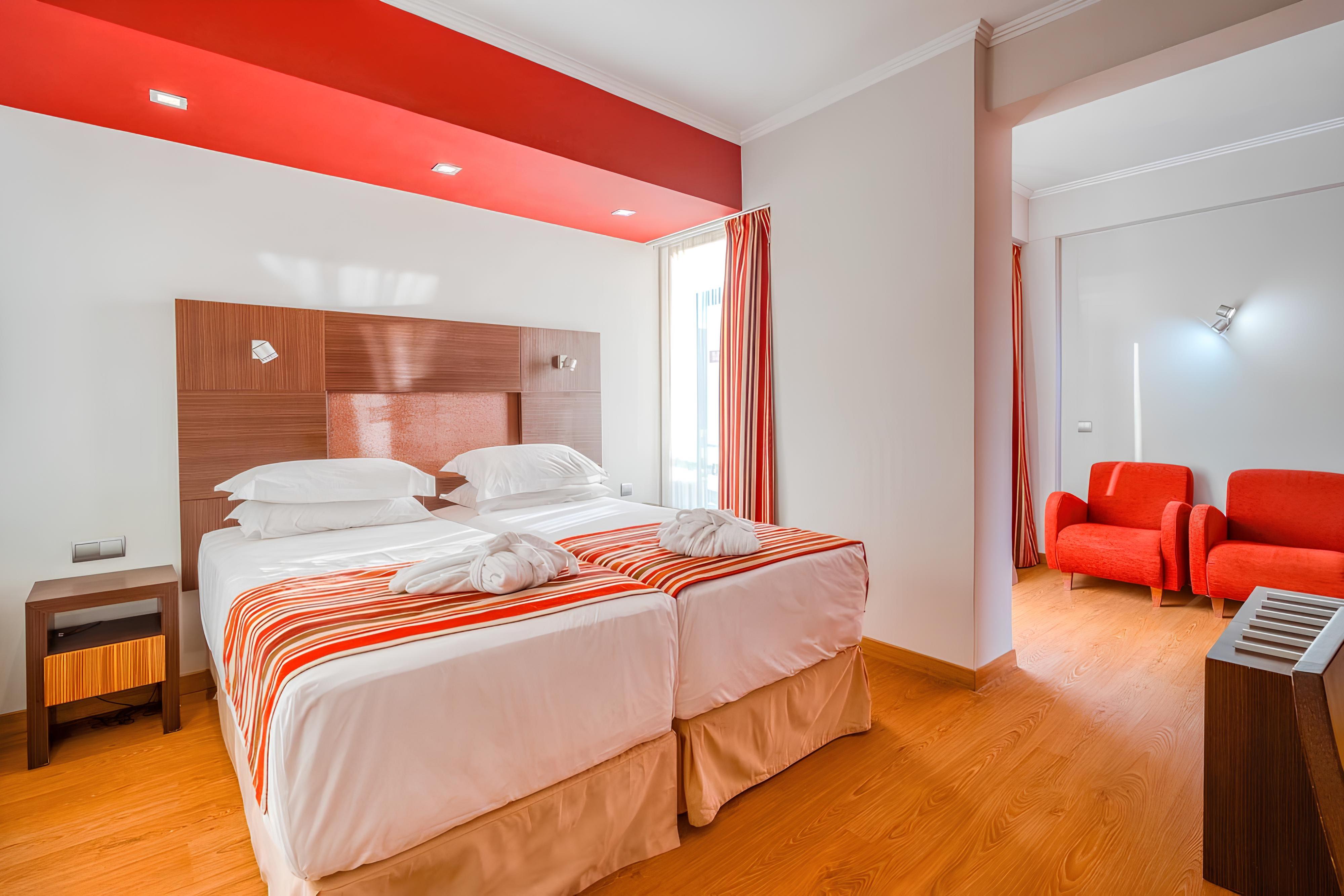 غرفة قياسية بإطلالة على الجبل بشرفة