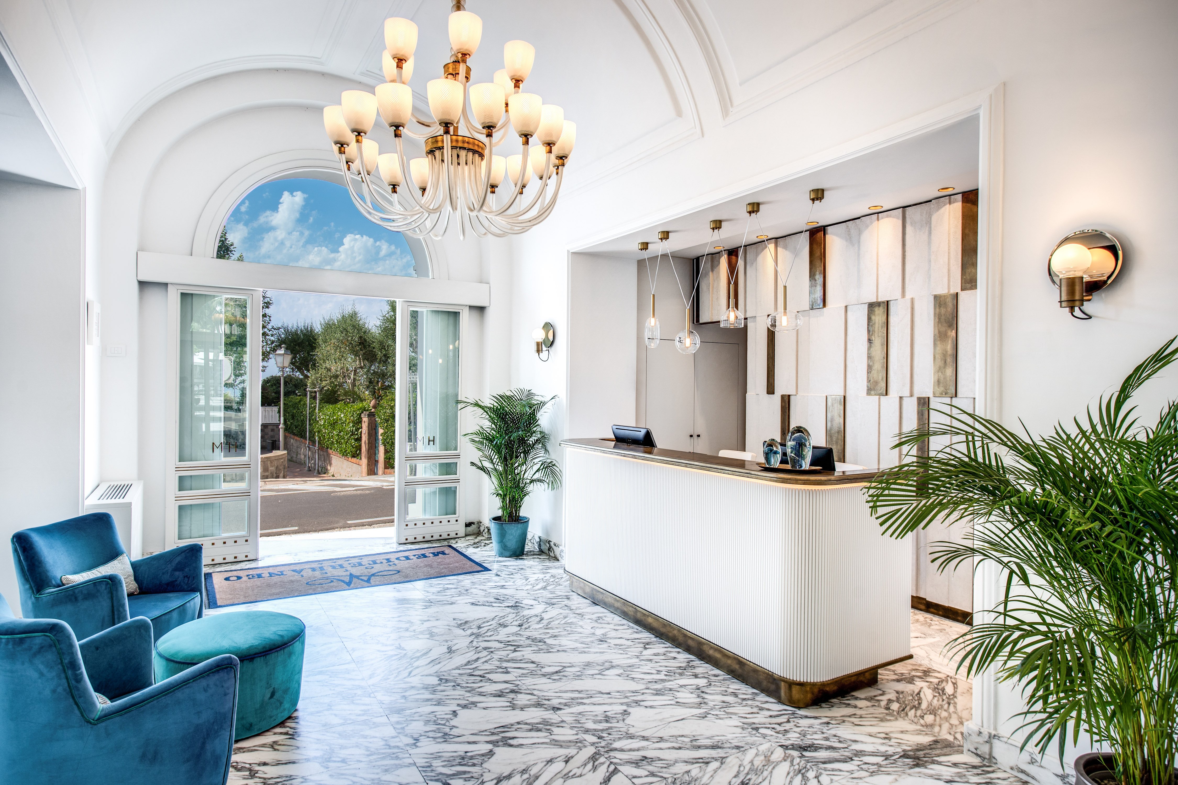 Lobby at Hotel Mediterraneo Sorrento, SANT AGNELLO