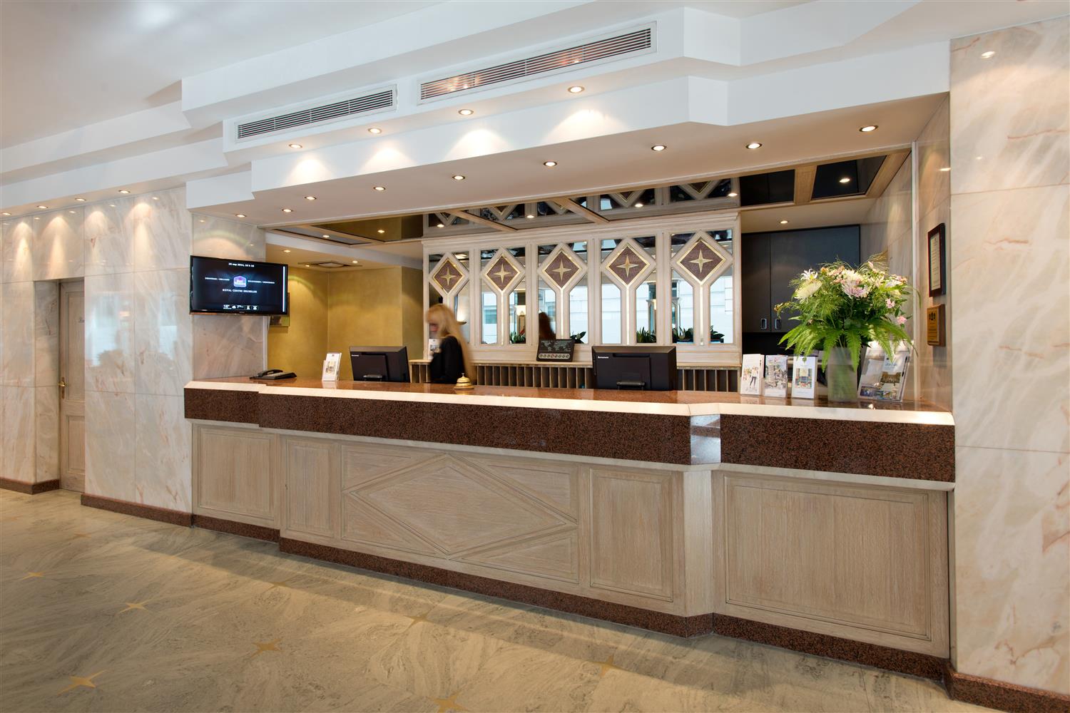 Lobby at Best Western Royal Centre, BRUSSELS