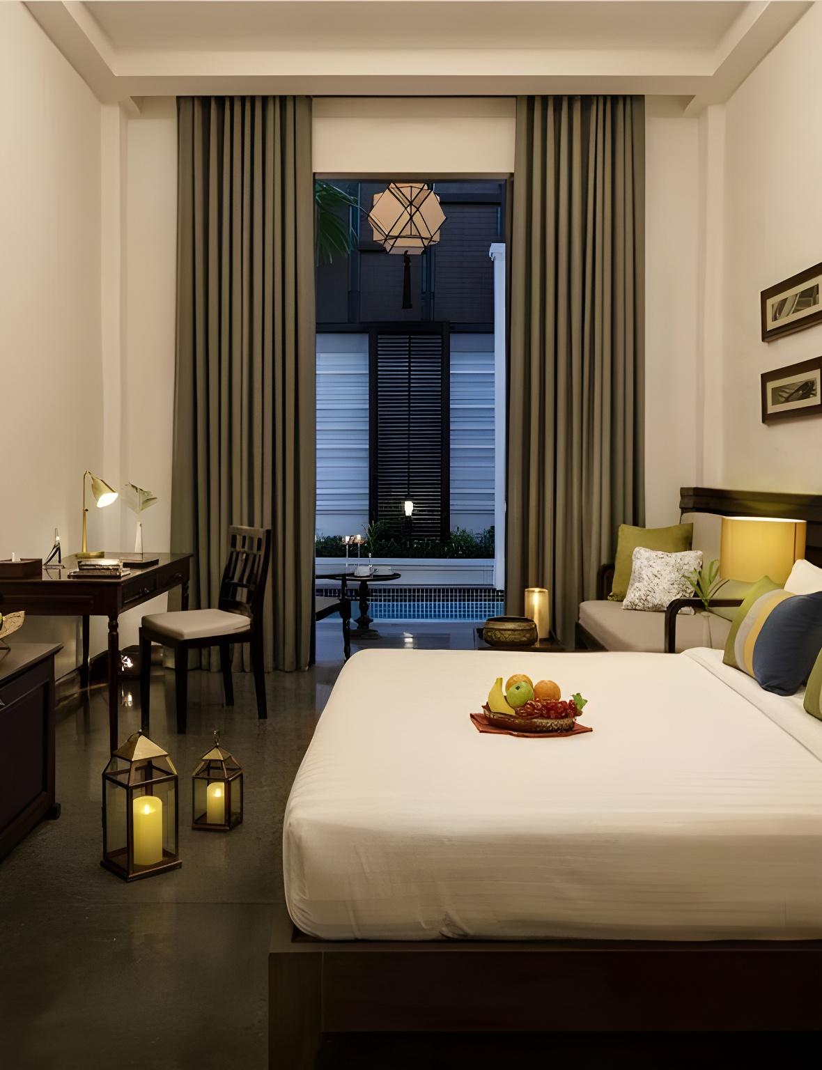 1 Bedroom, Deluxe, Double and Twin Beds, Pool Access