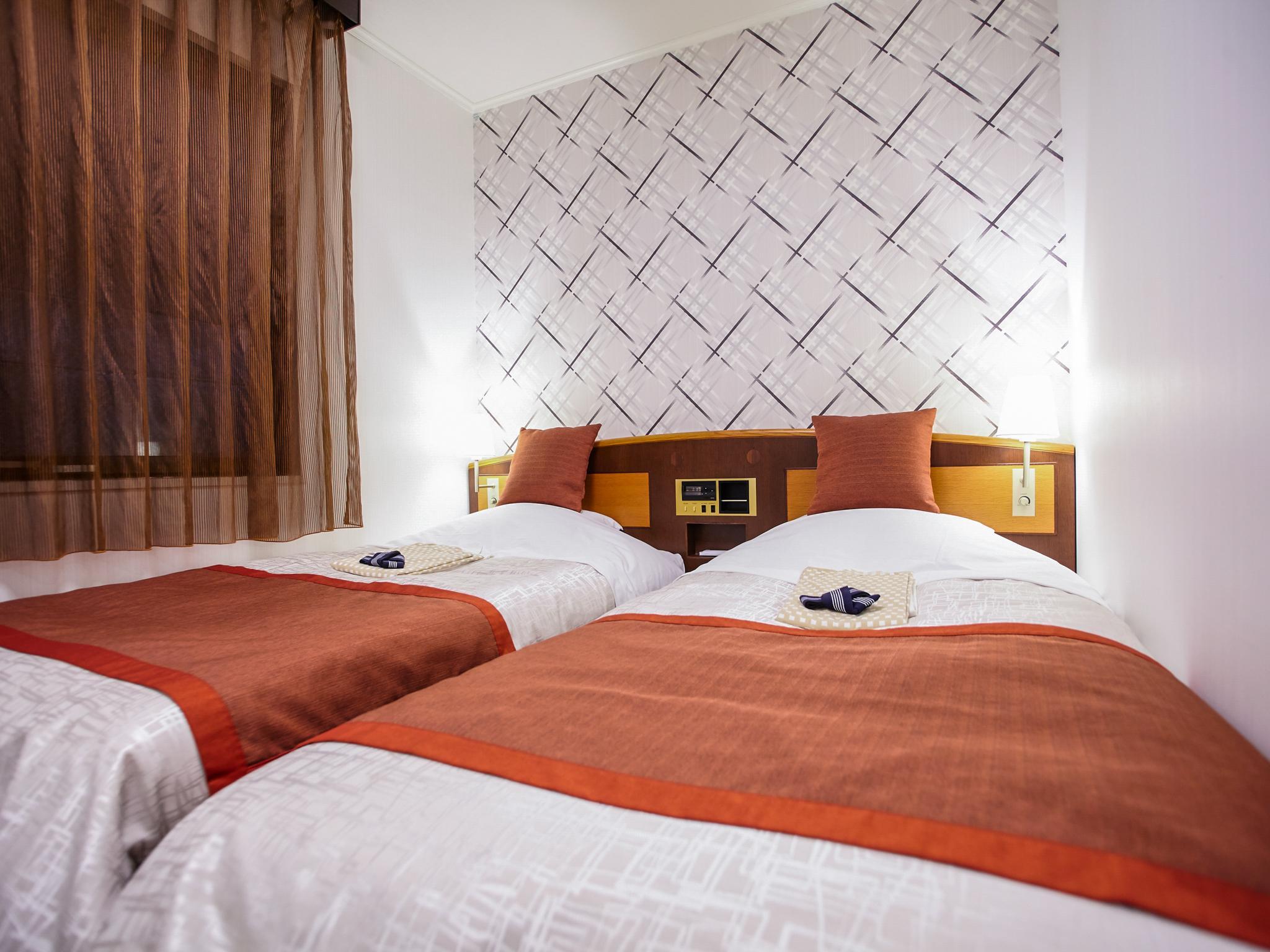 Compact, Twin Beds