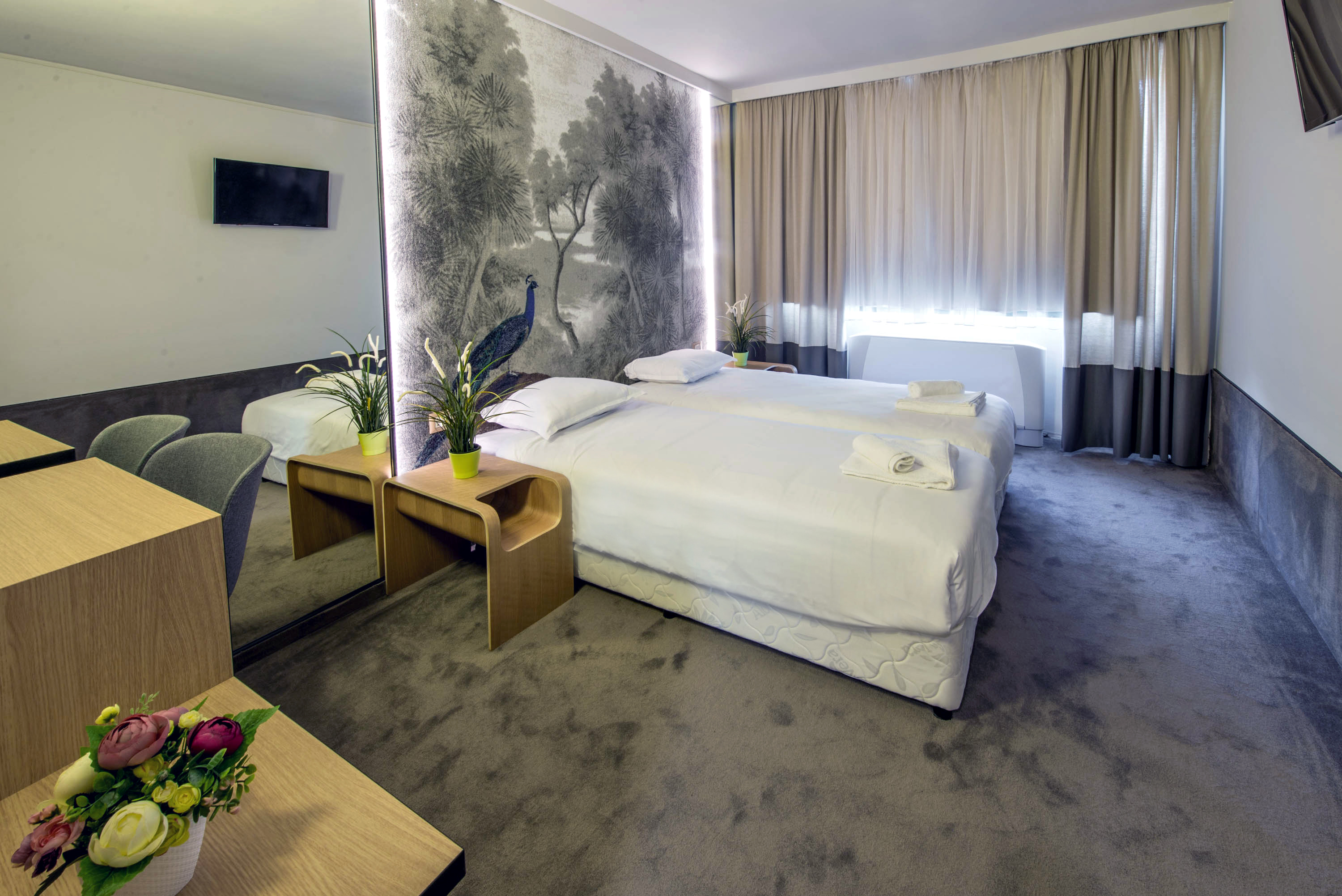 Room, Double Bed, City View