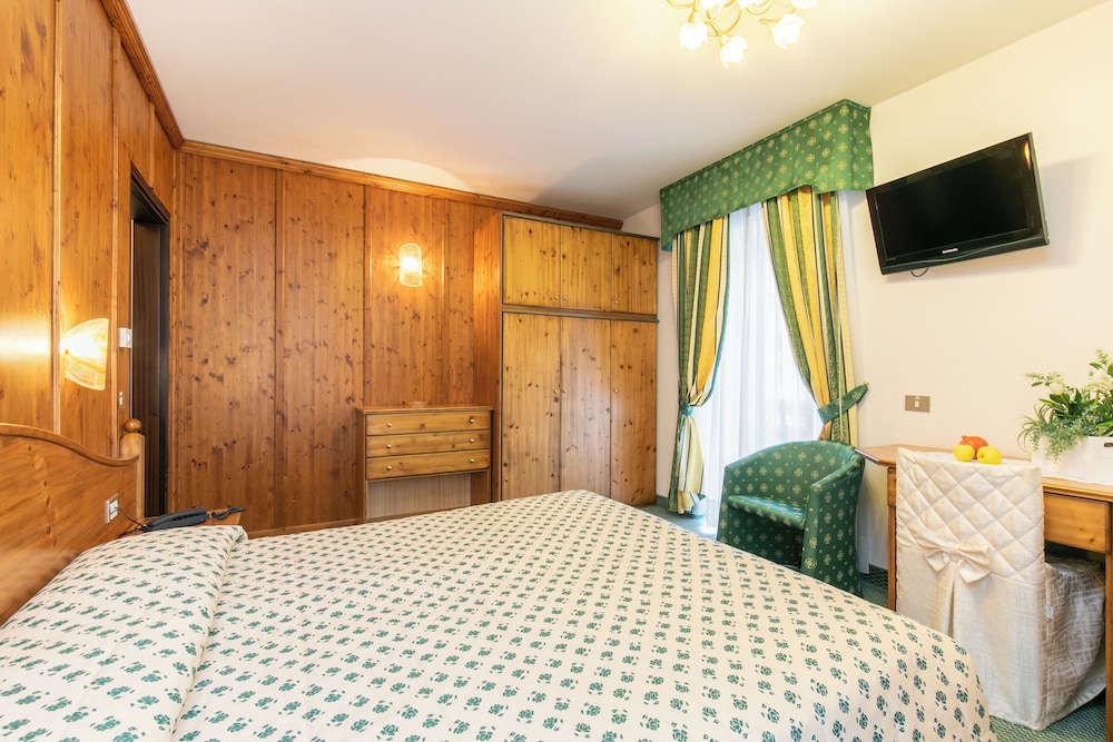 غرفة كومفورت بإطلالة على الجبل مفردة بسرير كوين، Grand Hotel Des Alpes 8/10