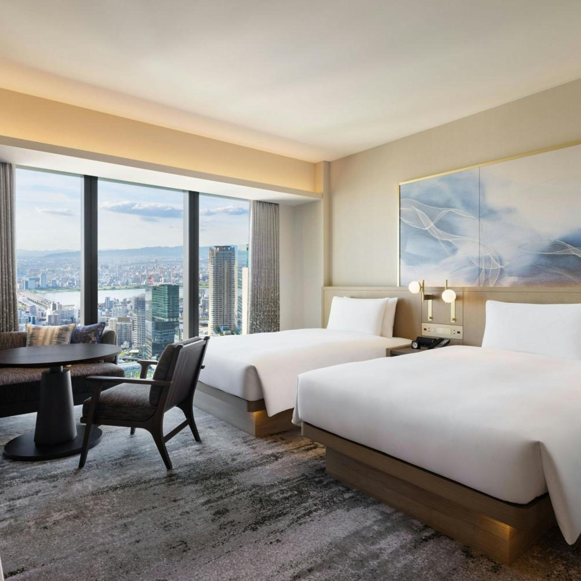 Scenic, 2 Double Beds, City View, High Floor