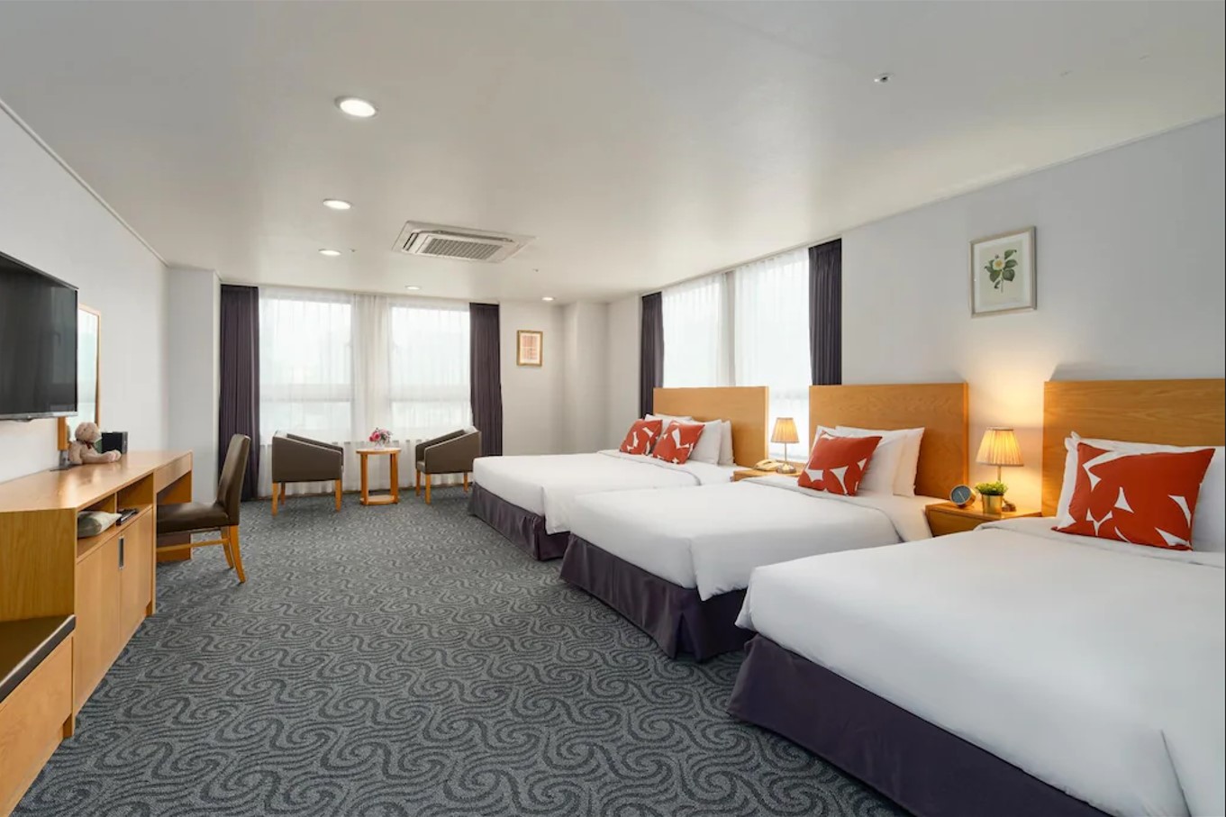 جناح جونيور عائلي ثلاثي، Hotel Atrium Jongno 2/3