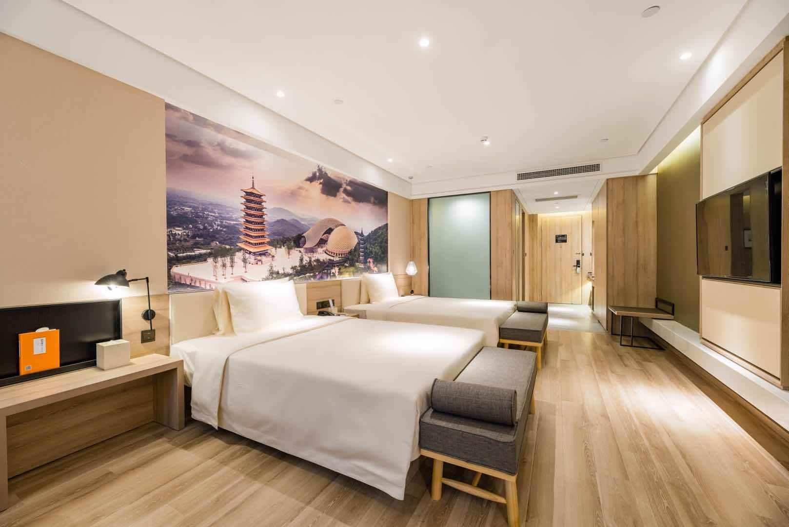 Jimu, Twin Beds، Atour Hotel Nanjing Maqun 2/3