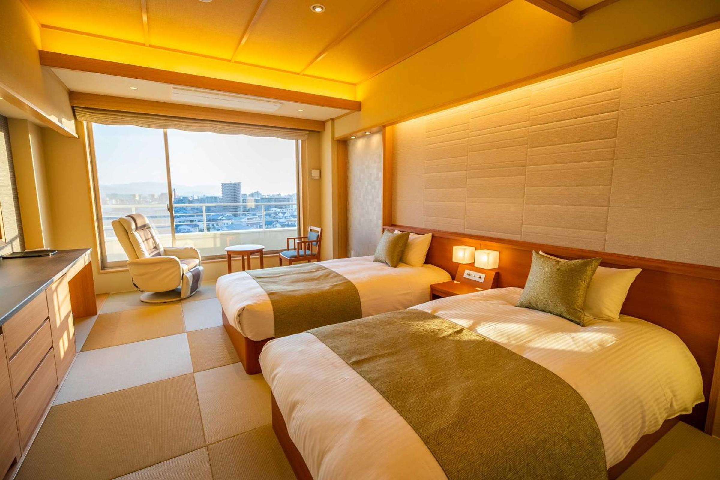 Japanese, Style, Modern, Twin Beds