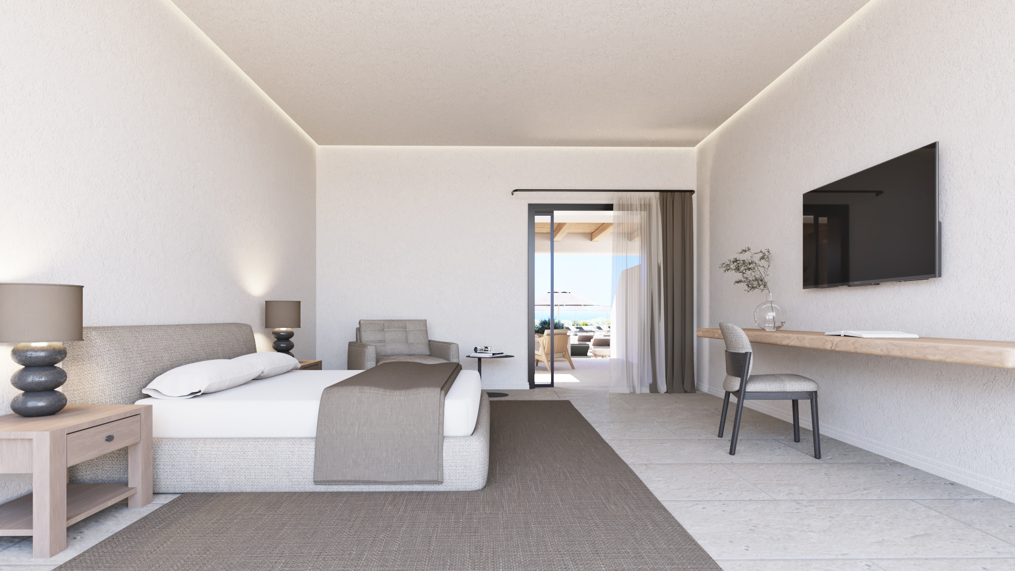 Sunrise, Suite, Pool Front