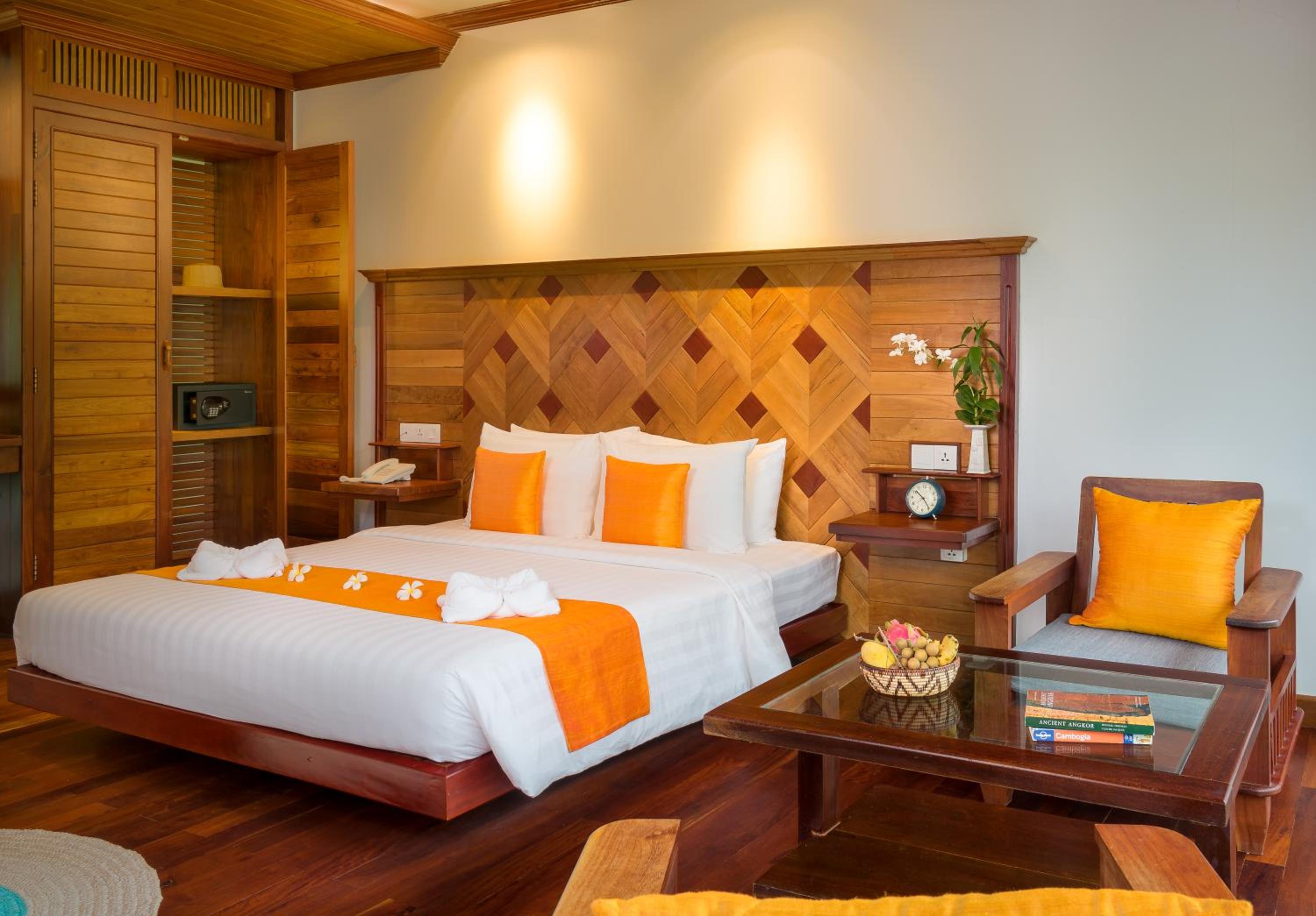 غرفة ديلوكس بسرير مزدوج، Khmer House Resort 5/10