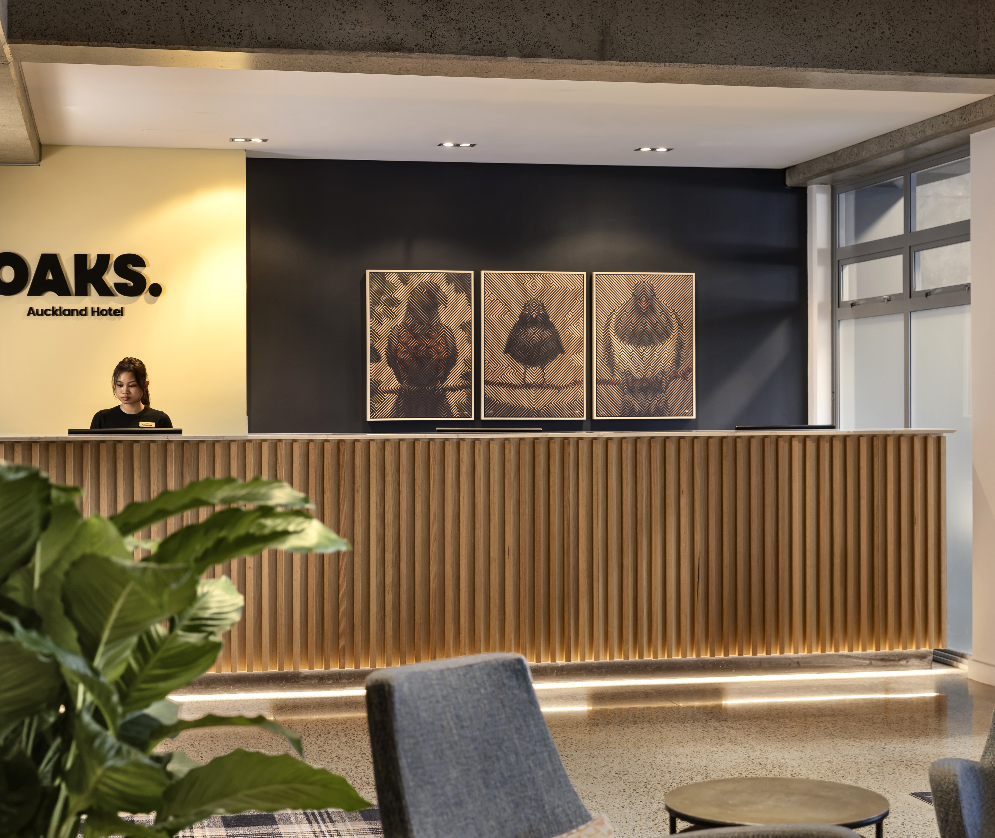 Lobby at Oaks Auckland Hotel, AUCKLAND