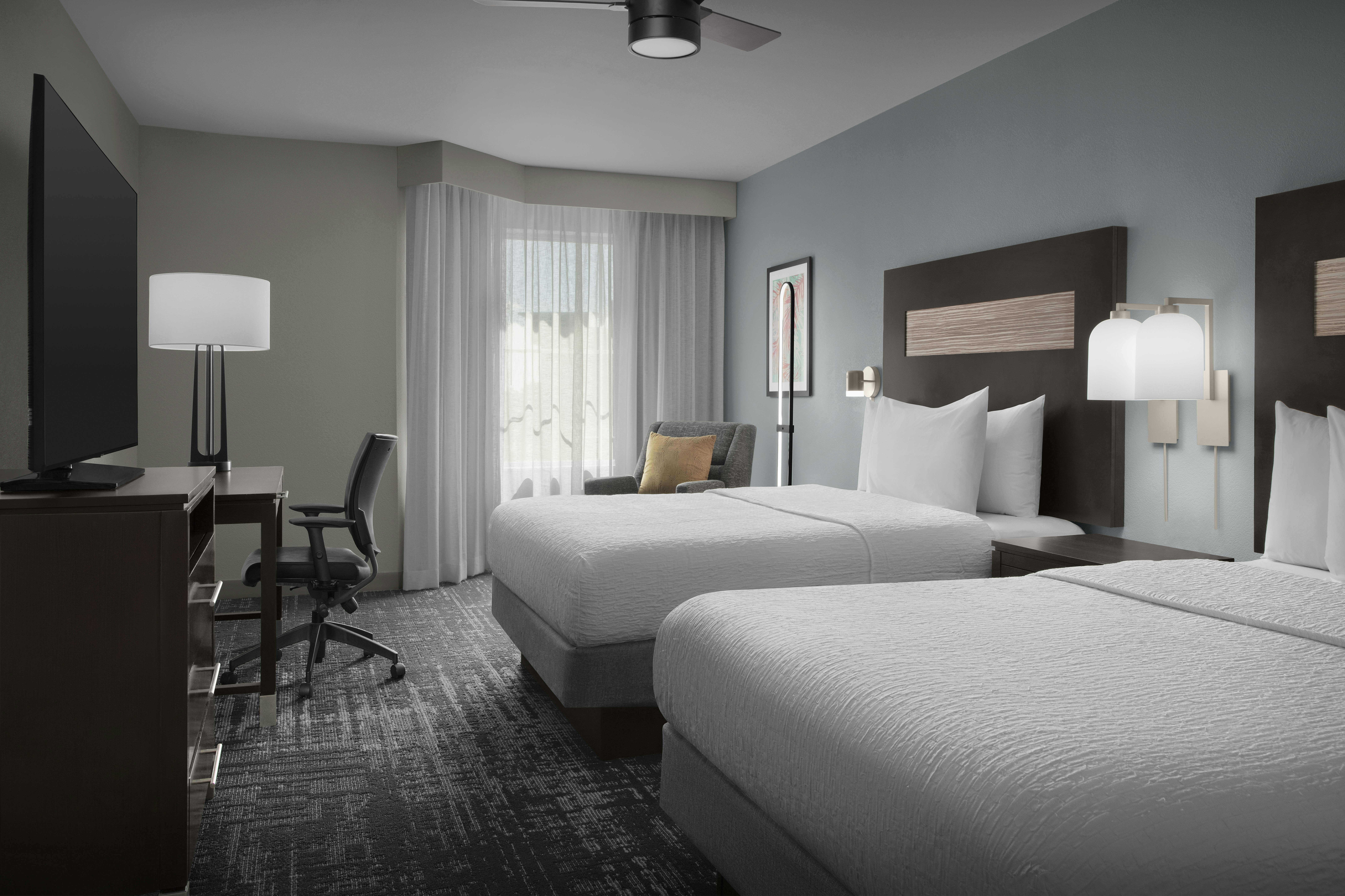 1 BEDROOM, SUITE, 2 QUEEN BEDS
