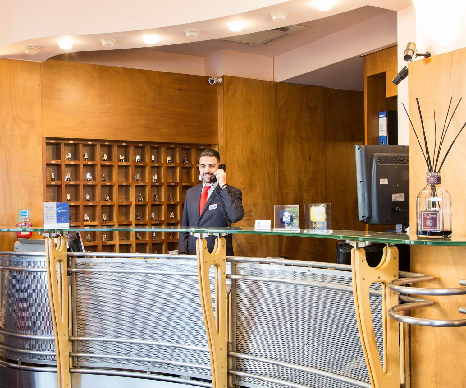 Lobby at Best Western Plus Hotel Plaza, NAPLES