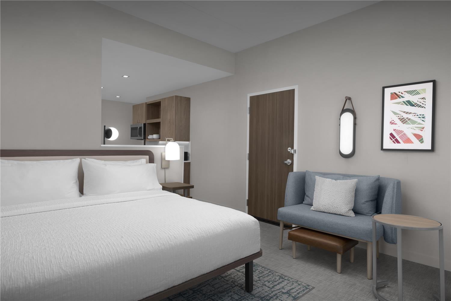 Efficiency, Suite, King Bed, Water View