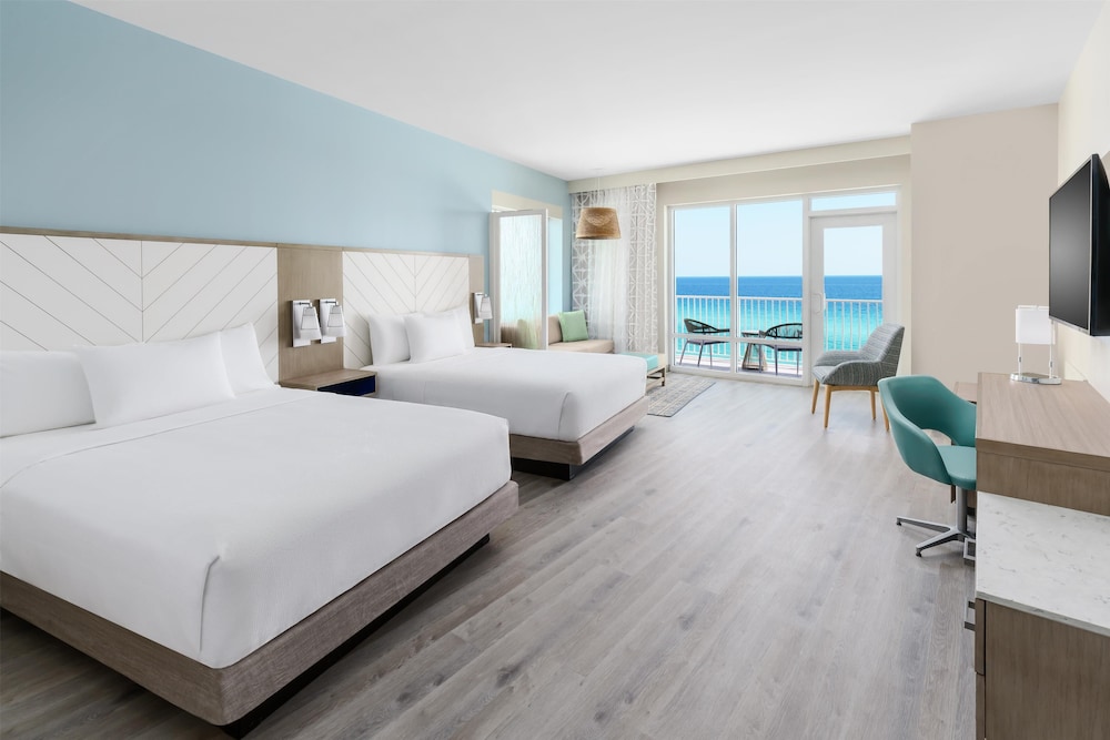 Room, 2 Queen Beds, Gulf View, Sofa, Balcony, Kitchenette, High Floor