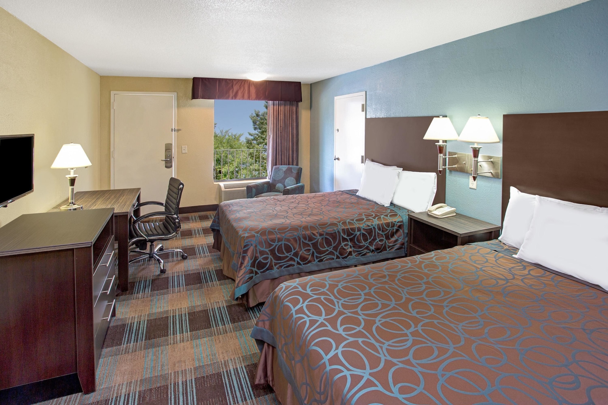 غرفة بسريرين مزدوجين لذوي الإعاقة، Days Inn By Wyndham Ladson Summerville Charleston 6/8