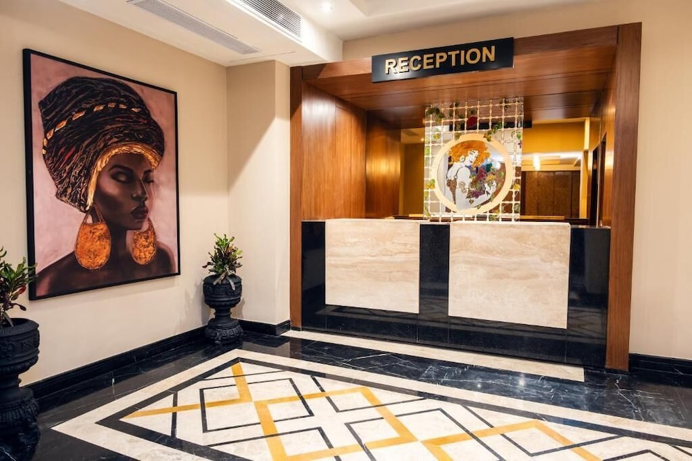 Lobby at Marwa Palace Hotel, GIZA