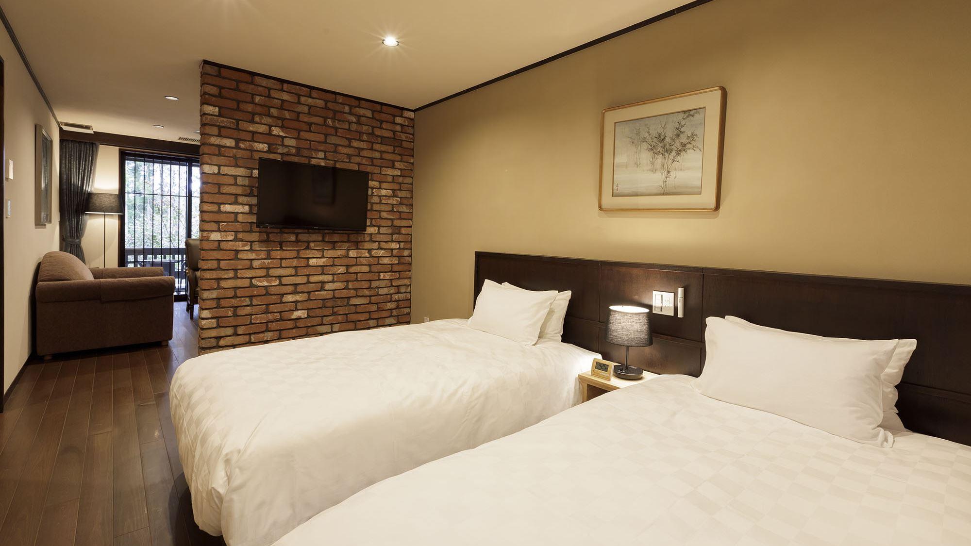 Miyabi, Superior, Twin Beds, Garden View, Terrace, Bathtub