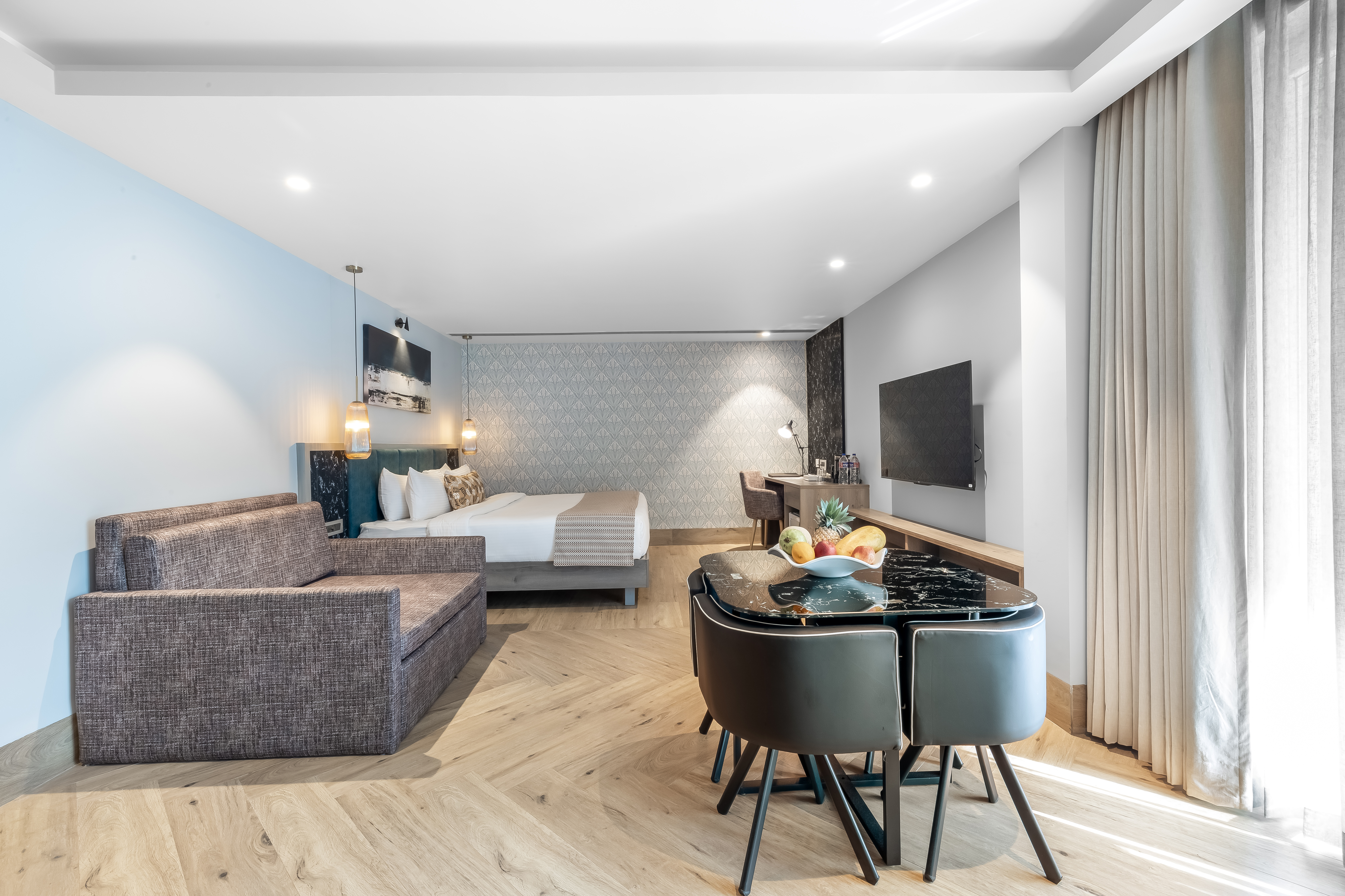 Junior Suite, Single, Country Side View, Bathtub