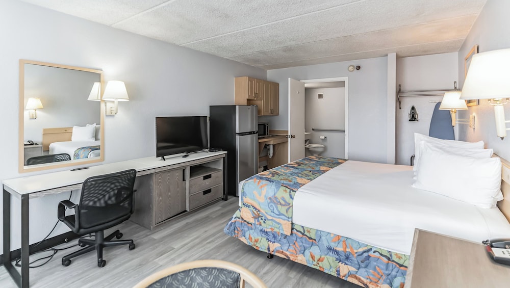 غرفة قياسية بسرير كينج بمطبخ صغير لذوي الإعاقة، Home 1 Suites Extended Stay - Kissimmee 2/4