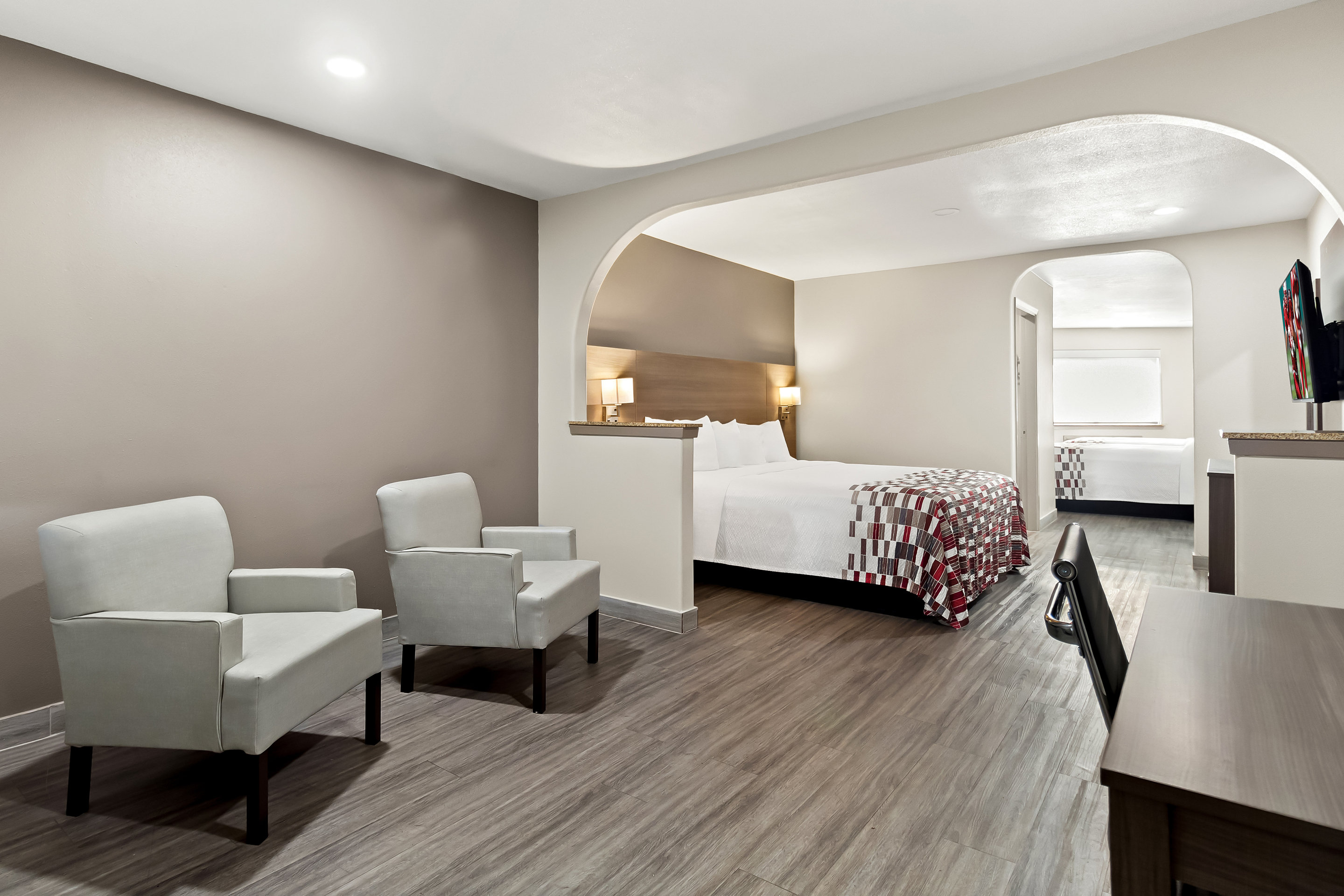غرفة سوبيريور بسرير كينج وسريرين كوين، OYO Hotel Stafford TX I-69 North 3/4