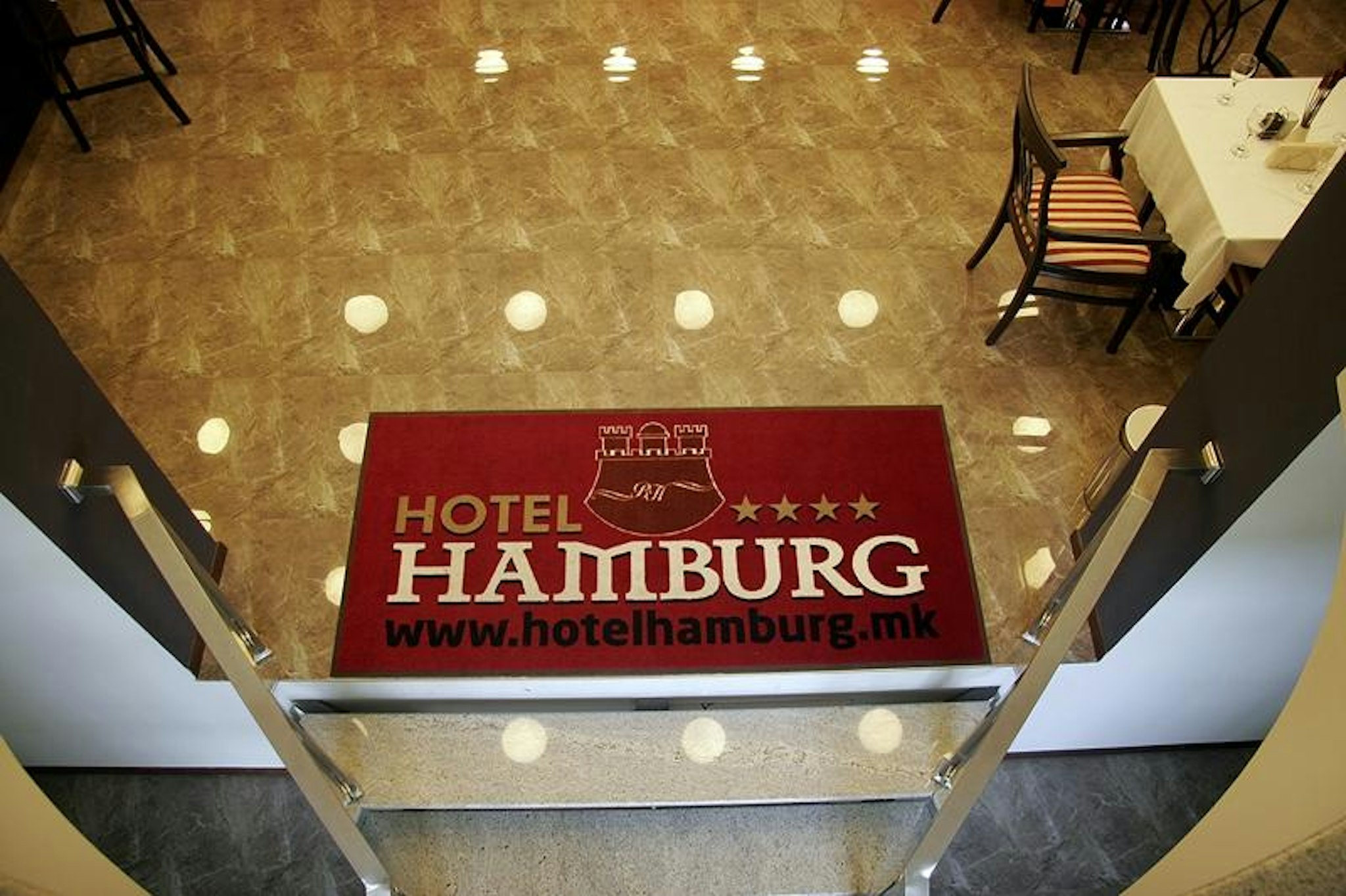 Lobby at Hotel Hamburg, SKOPJE