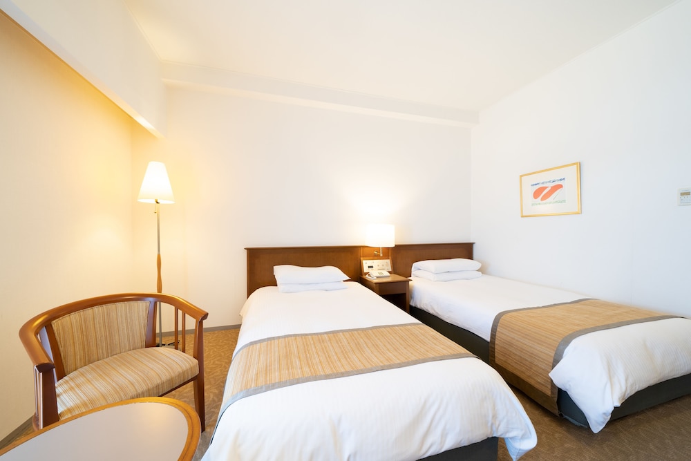 غرفة بسريرين منفصلين، Hotel Terrace The Square Hitachi 2/5