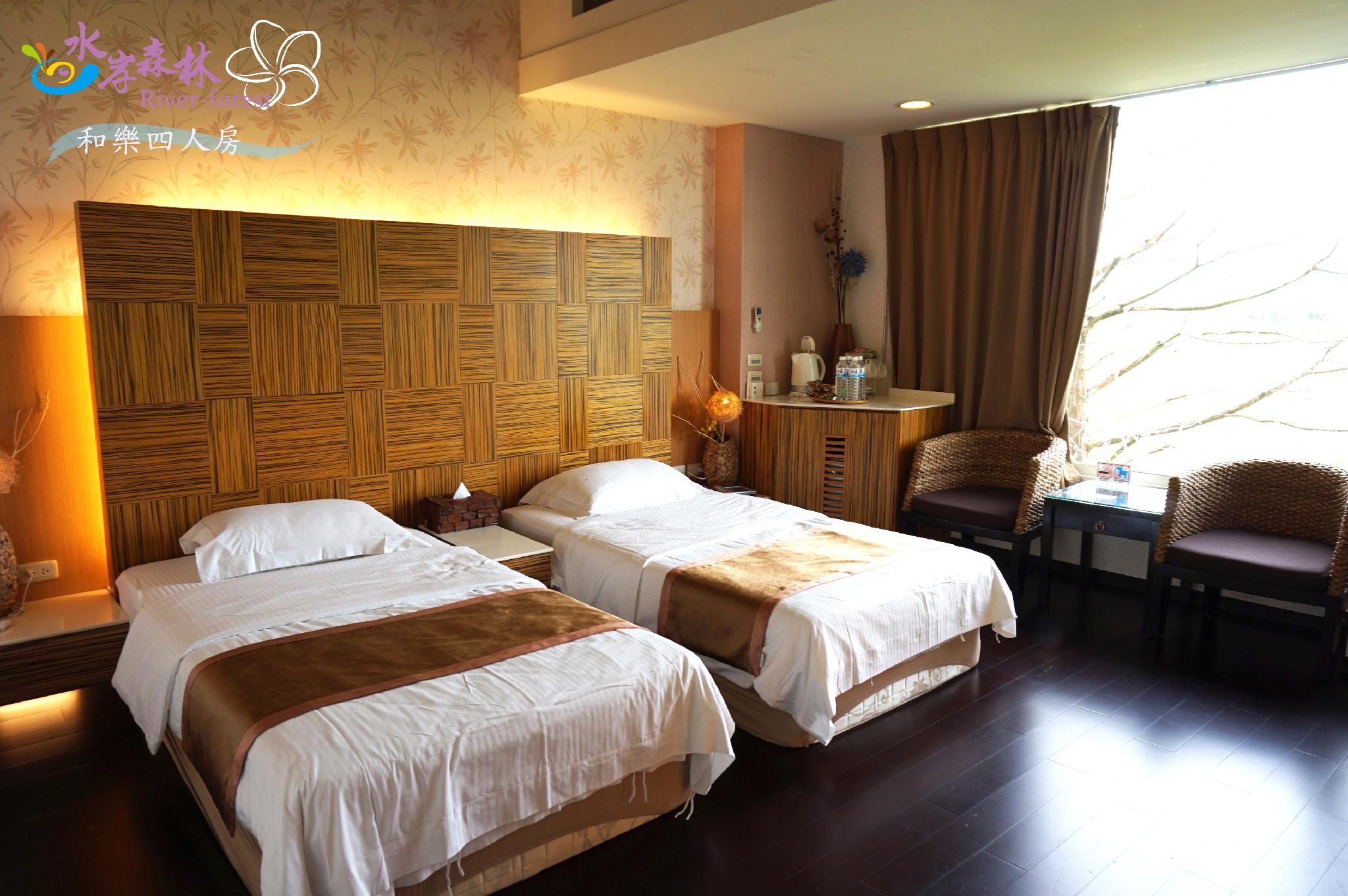 غرفة عائلية رباعية بأربعة أسرّة، River Forest Resort Hotel 2/2