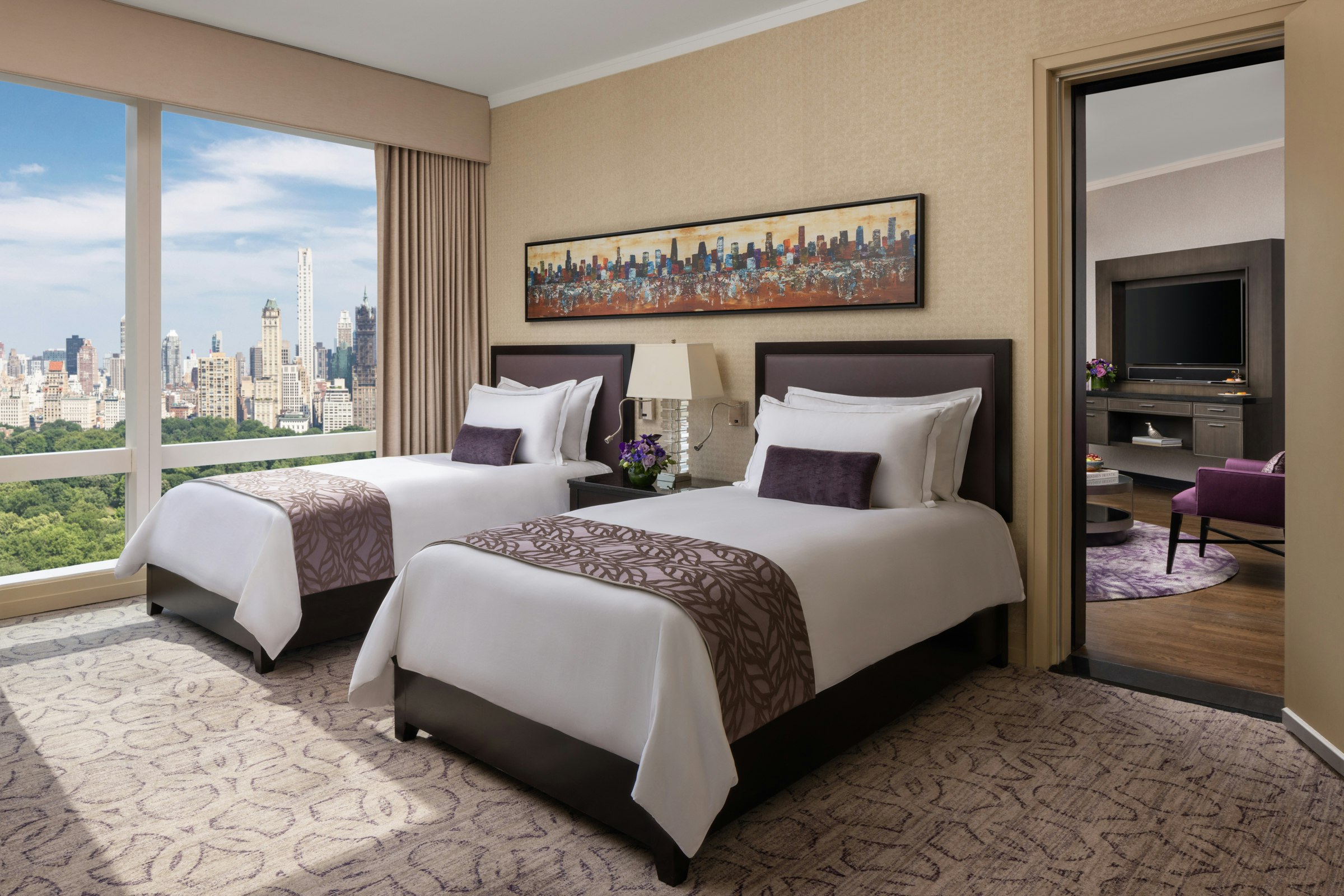2 Bedrooms, West, Central, Park, Twin Beds, King Bed