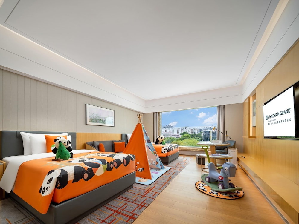 Theme, Panda, 2 Double Beds, Garden View