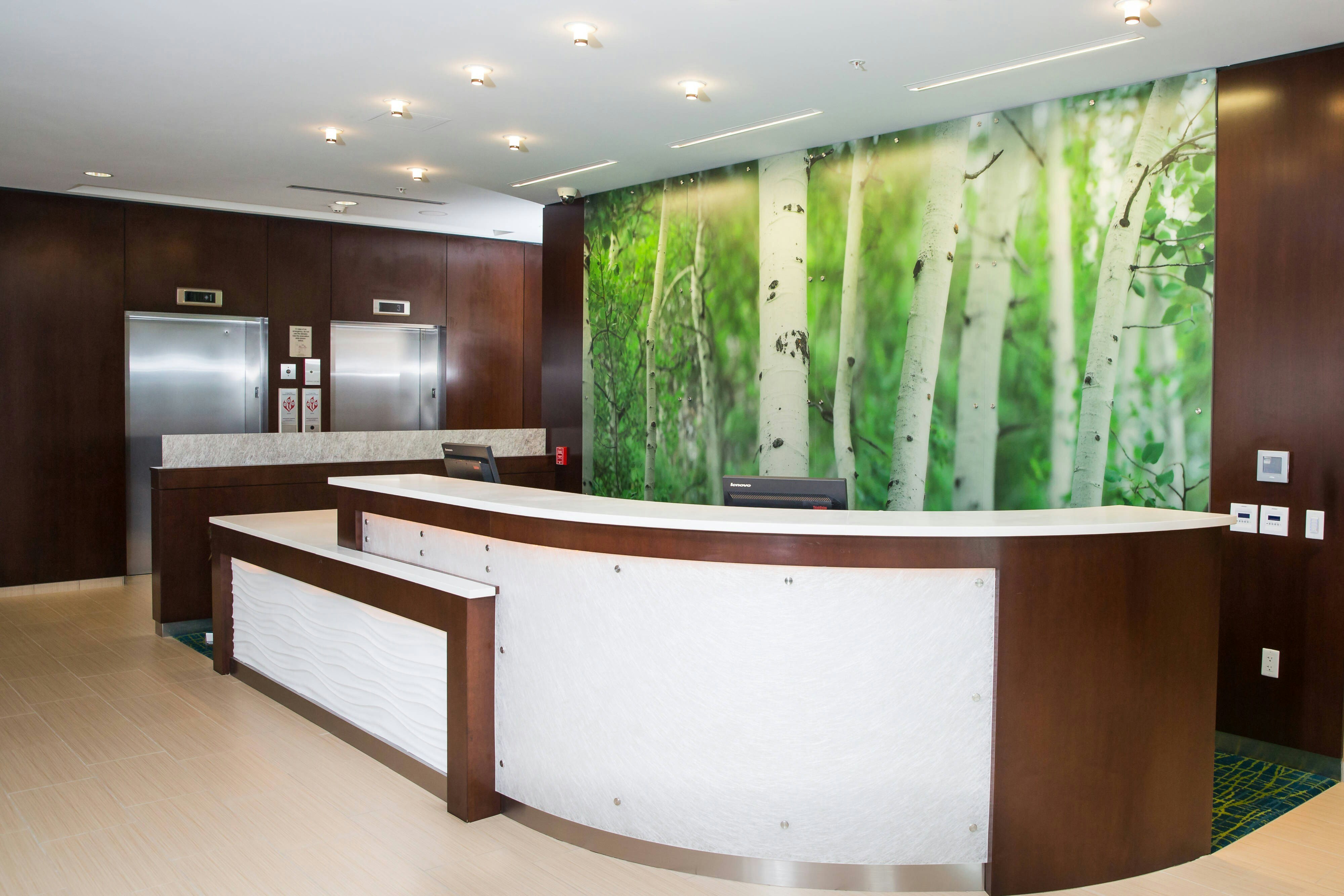 Lobby at SPRINGHILL SUITES BLOOMINGTON, BLOOMINGTON - IN