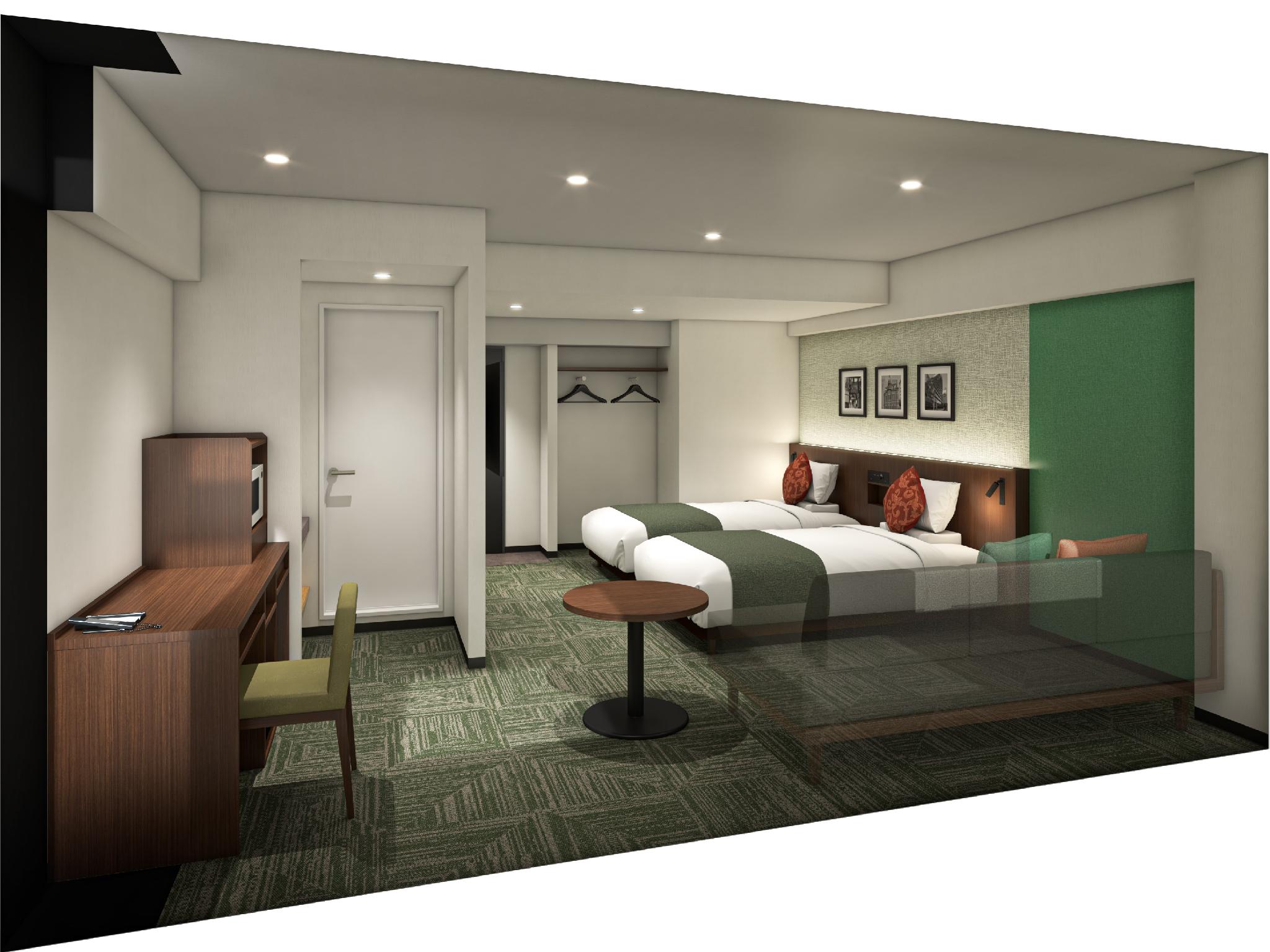 Renovated, Semi Room, Superior, 2 Semi Double Beds, with Extra Bed