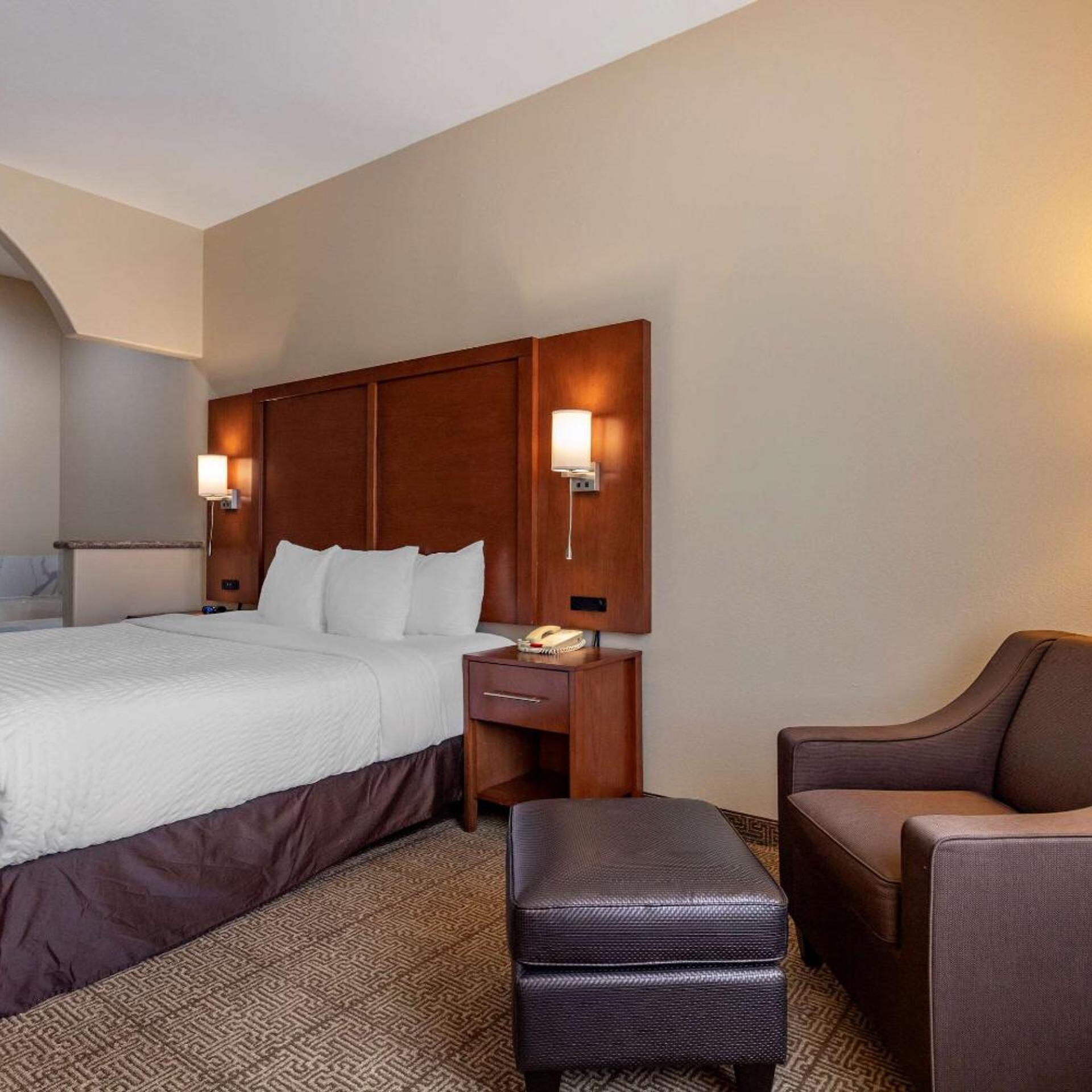 جناح بغرفة نوم واحدة بحوض جاكوزي لذوي الإعاقة، Comfort Suites Houston near Medical Center- NRG Stadium 3/8