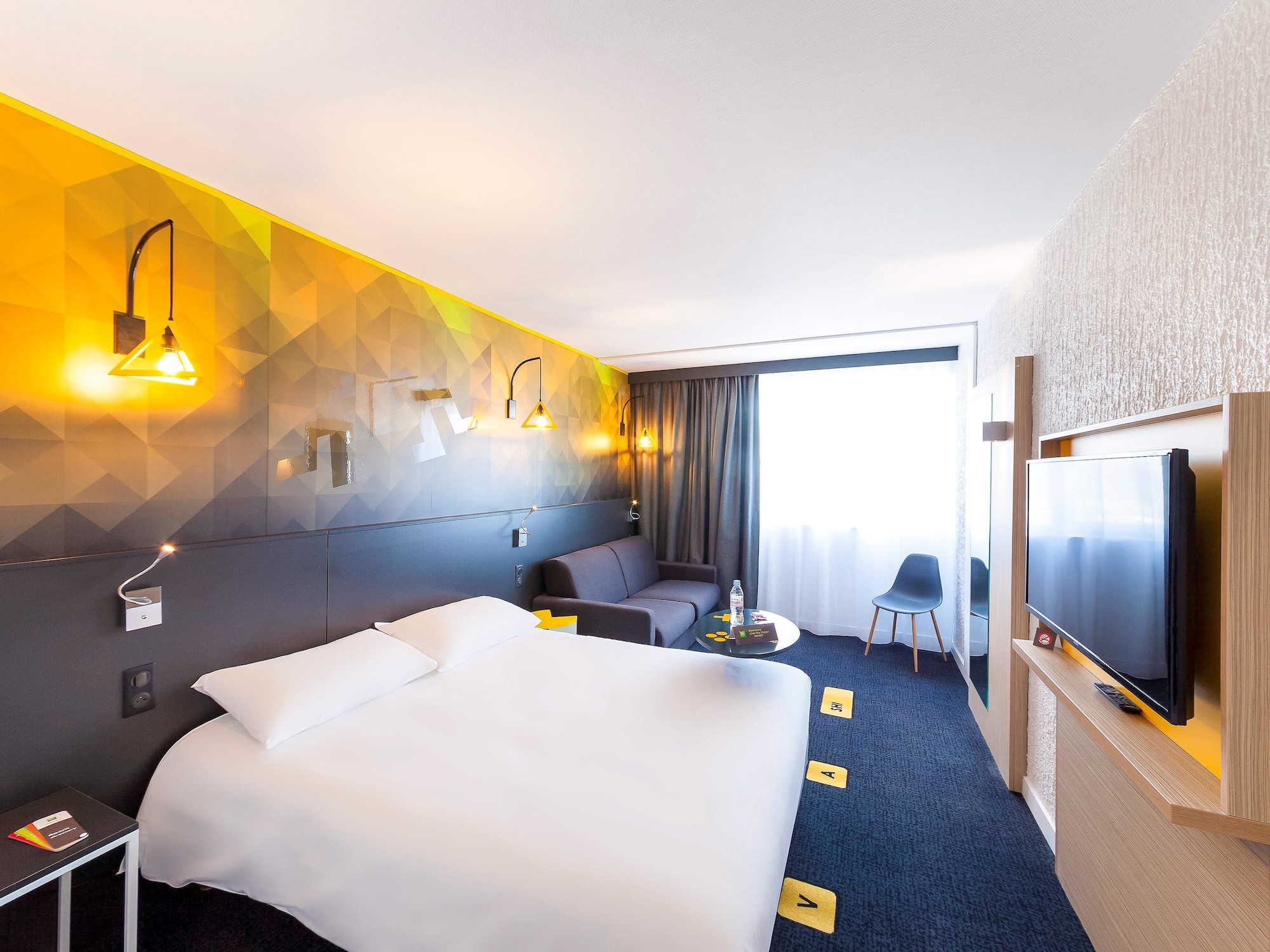 Room, Double Bed, Sofa