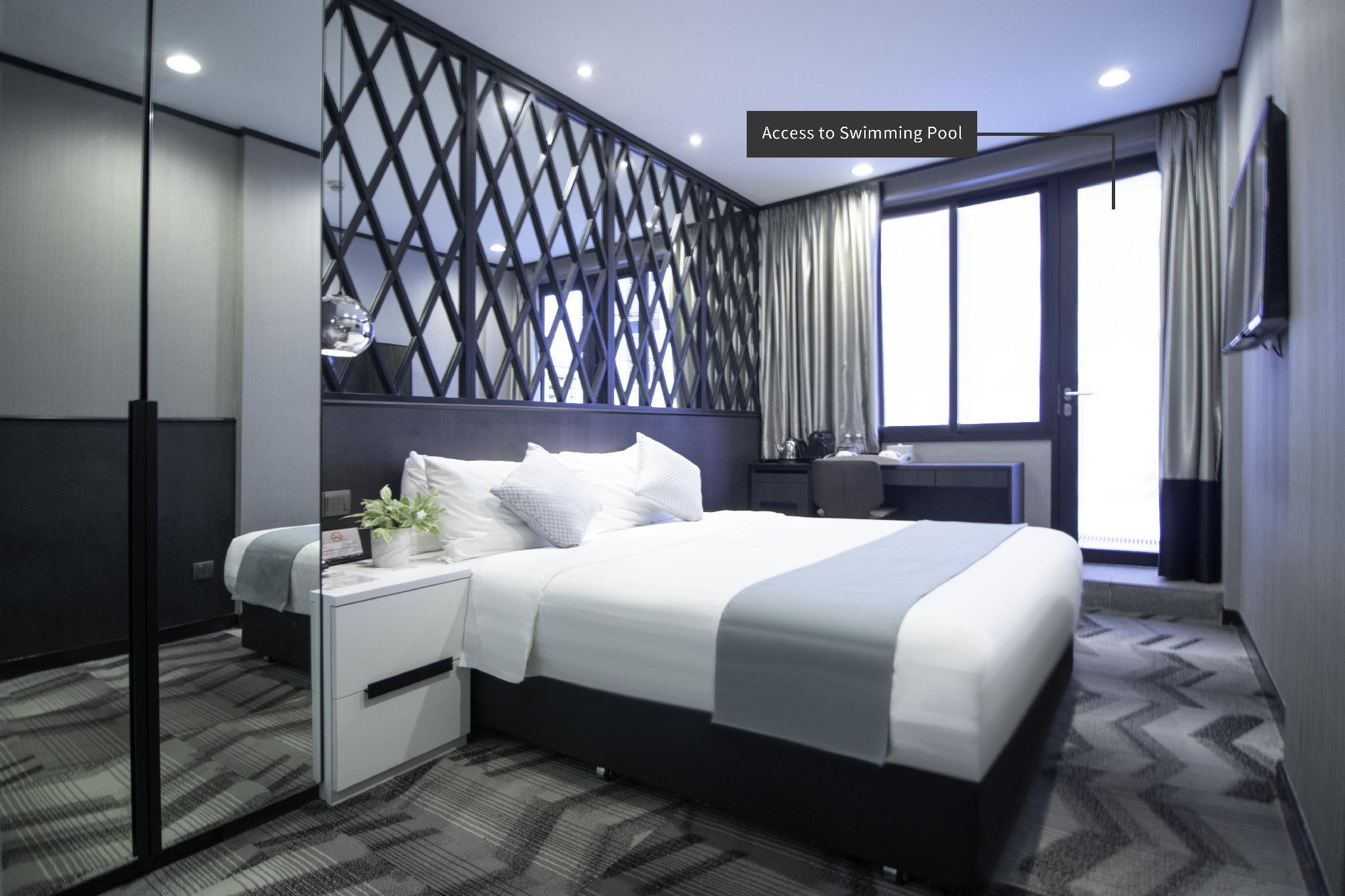 Room, Double Bed, Pool Access