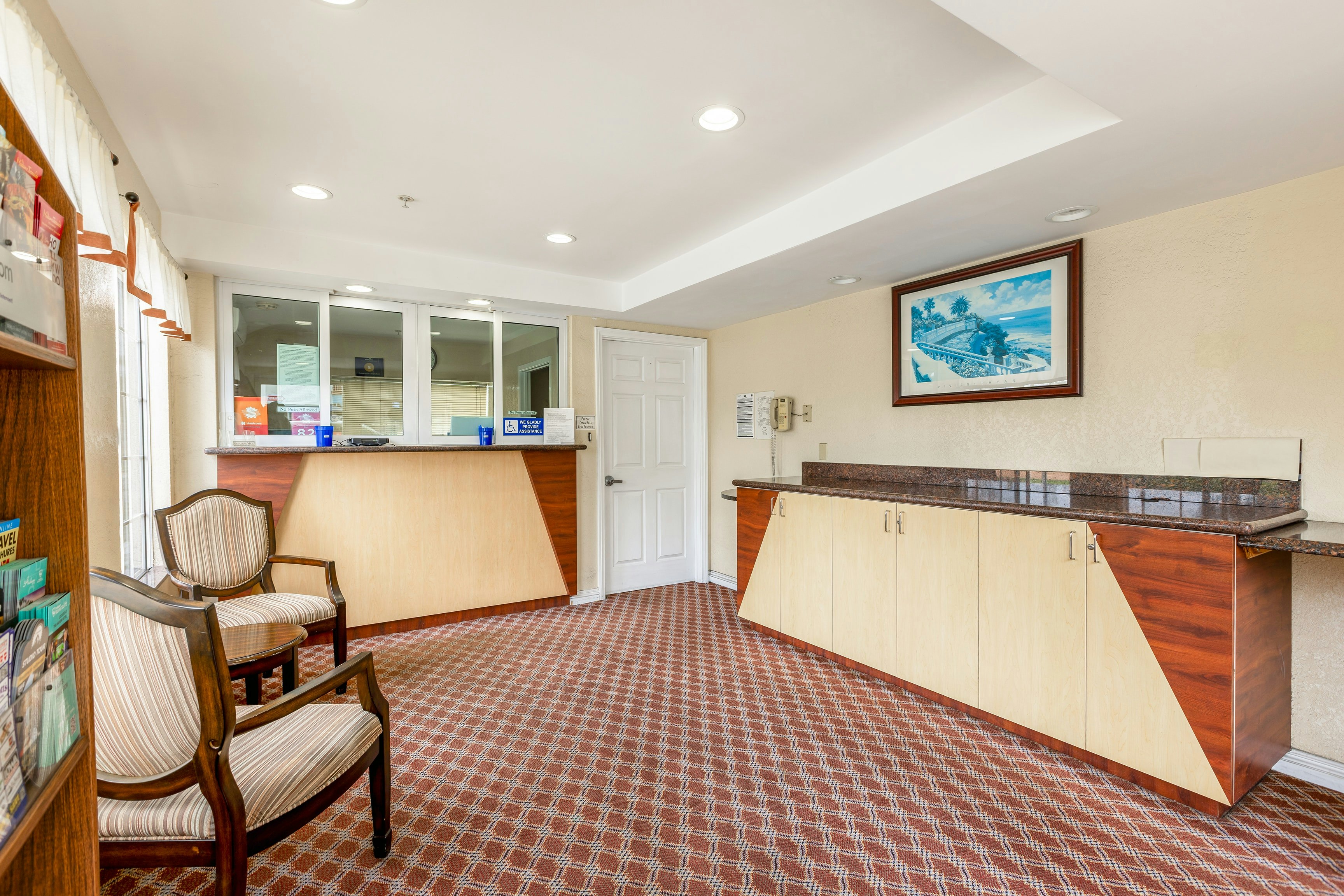 Lobby at Hotel Avenida, San Clemente Beach, SAN CLEMENTE - CA