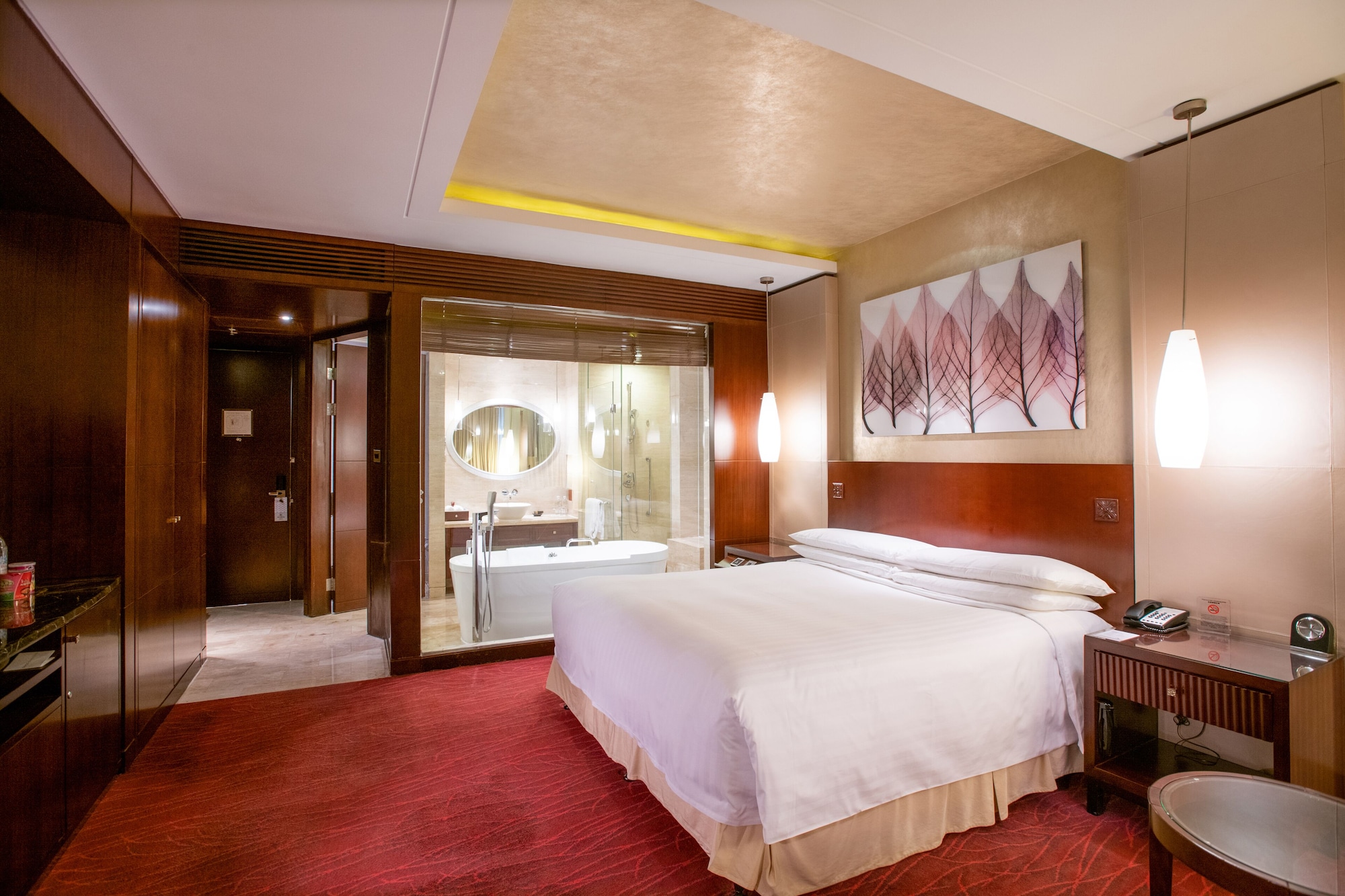 غرفة بسرير كينج بإطلالة على المدينة، Beijing Marriott Hotel Northeast 5/7