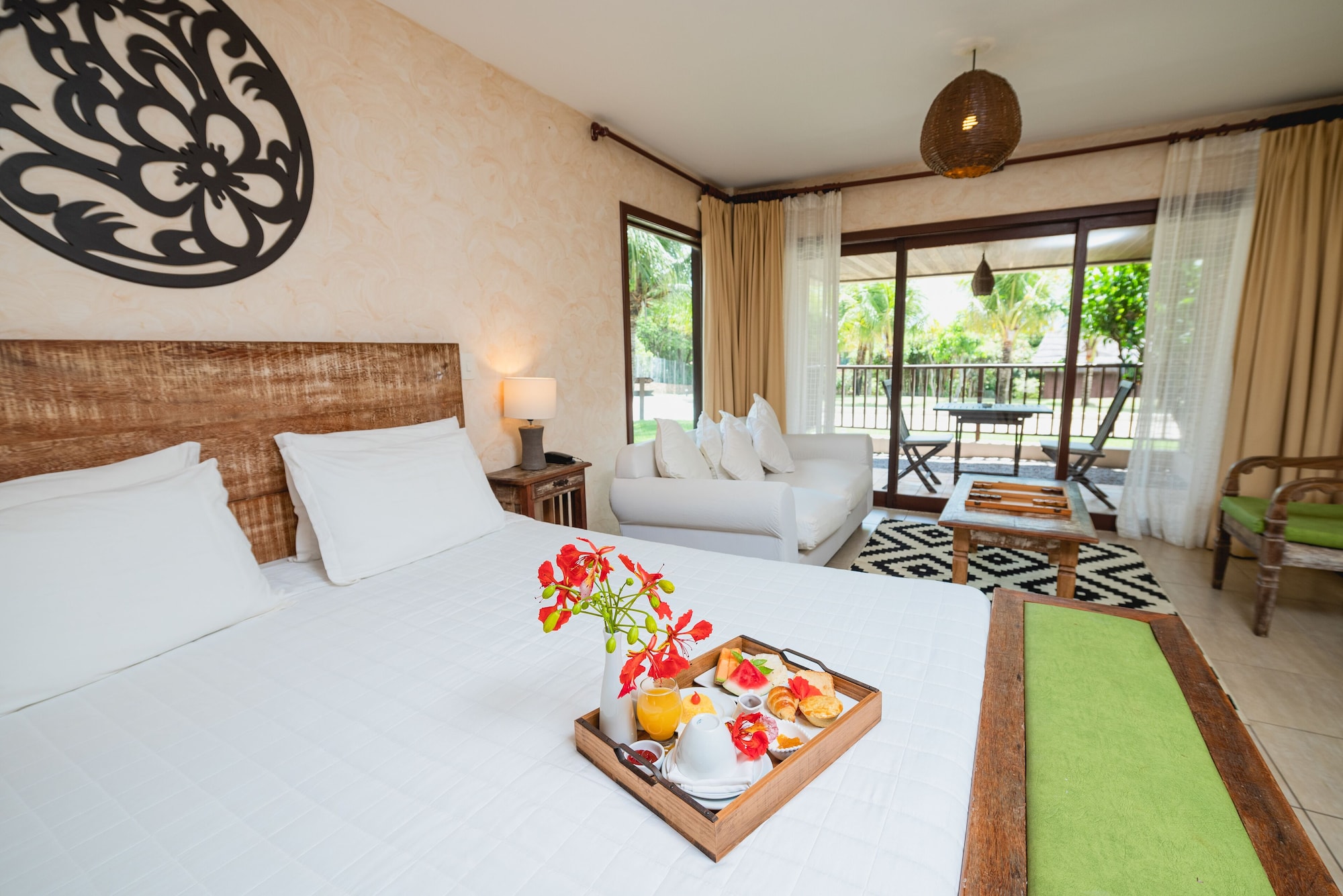 Senior, Suite, Triple, 1 King and 1 Single Beds, Garden View، Hotel Pousada Oka da Mata 2/4