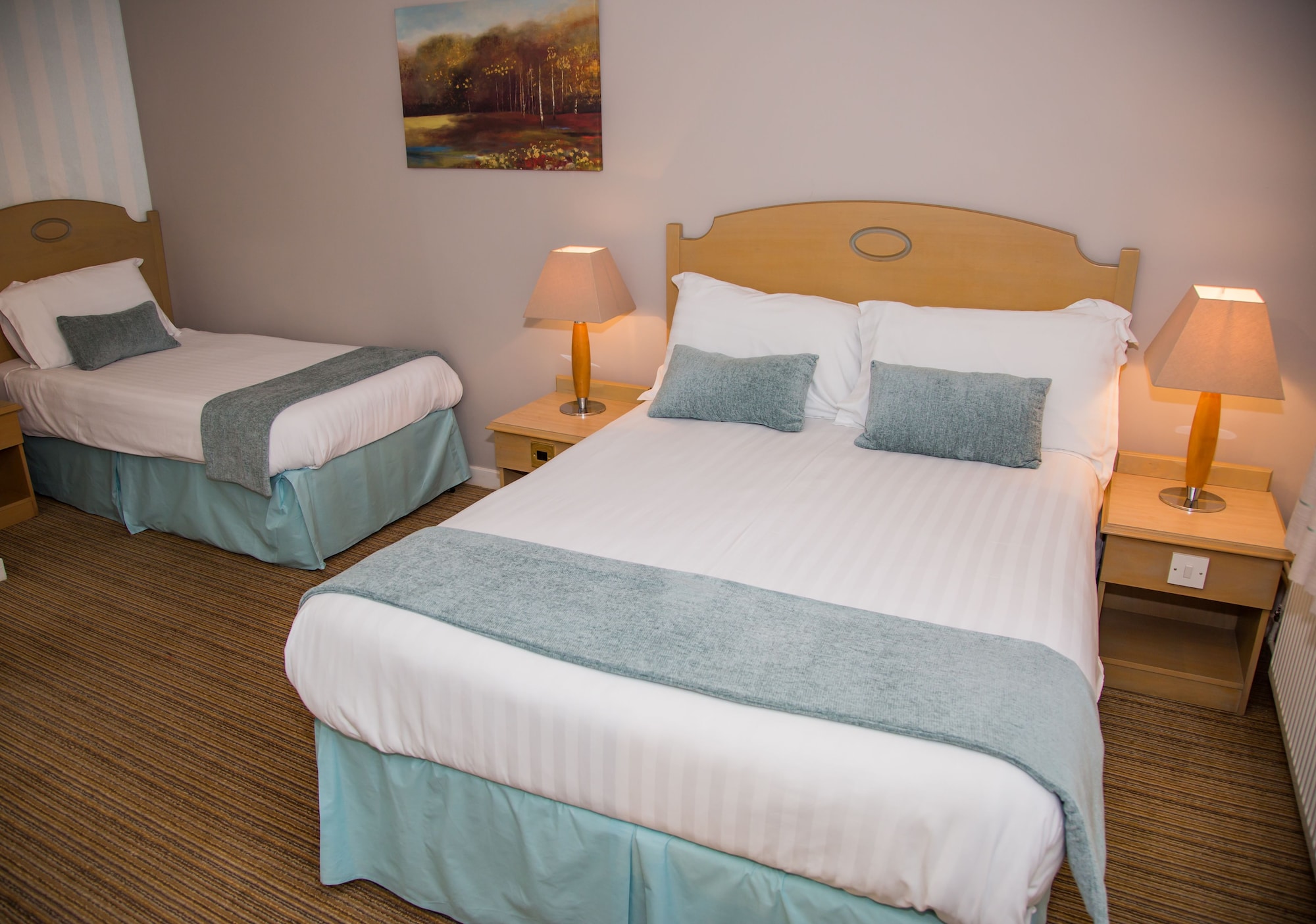 Room, 1 Double and 1 Single Bed